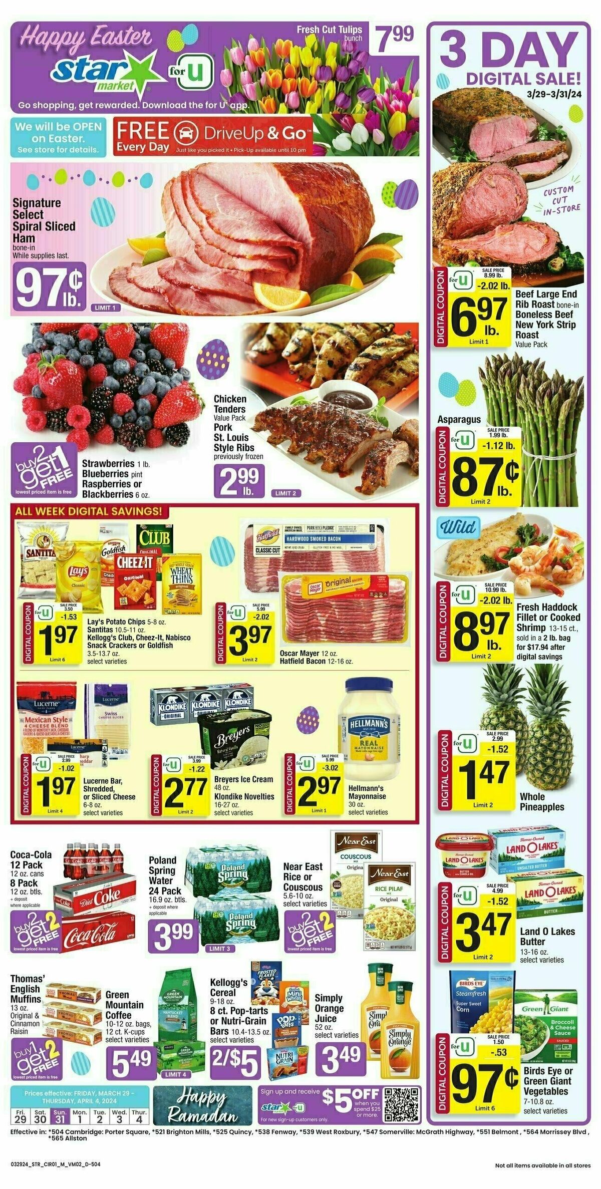 Star Market Weekly Ad from March 29
