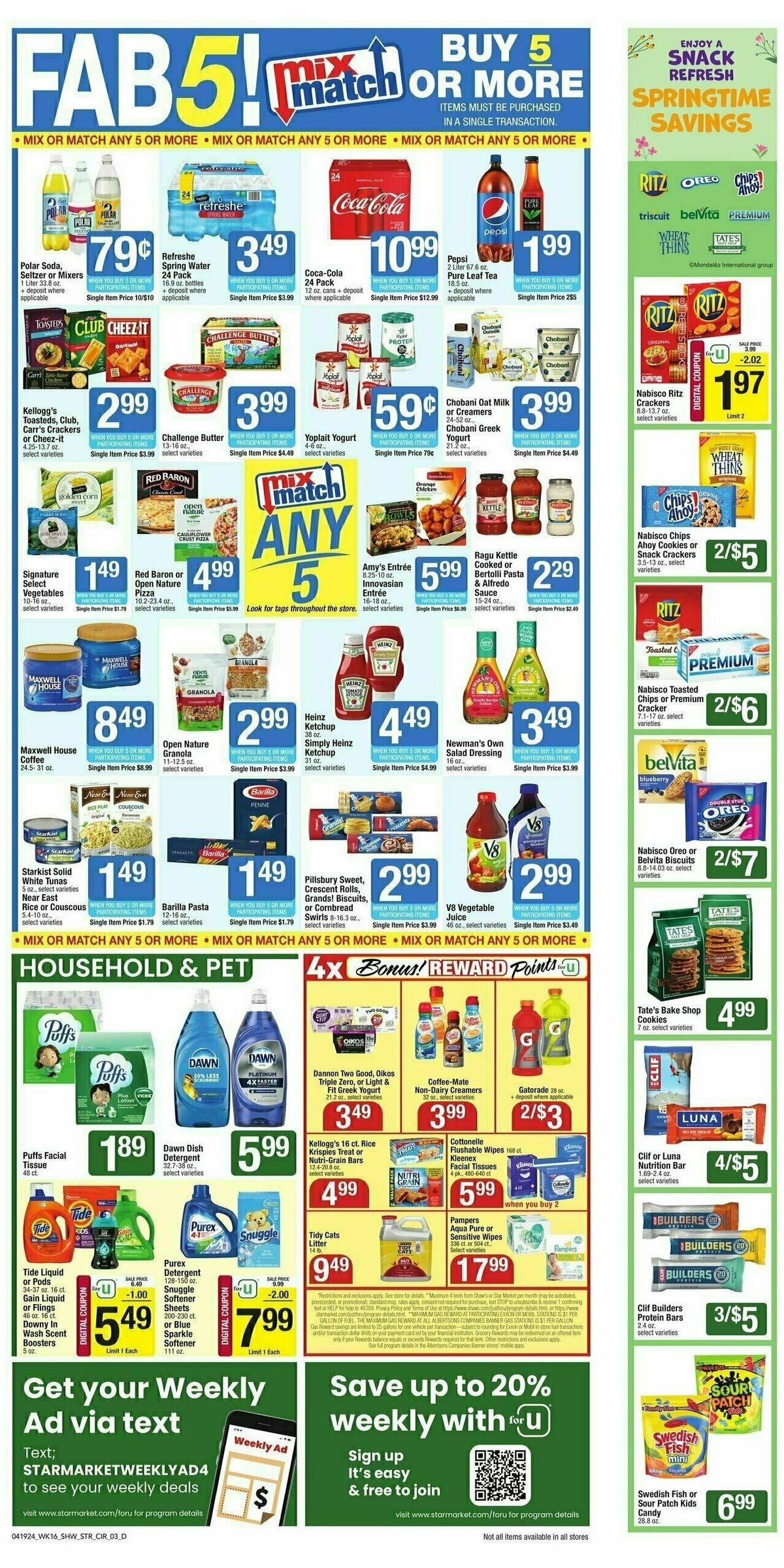 Star Market Weekly Ad from April 19