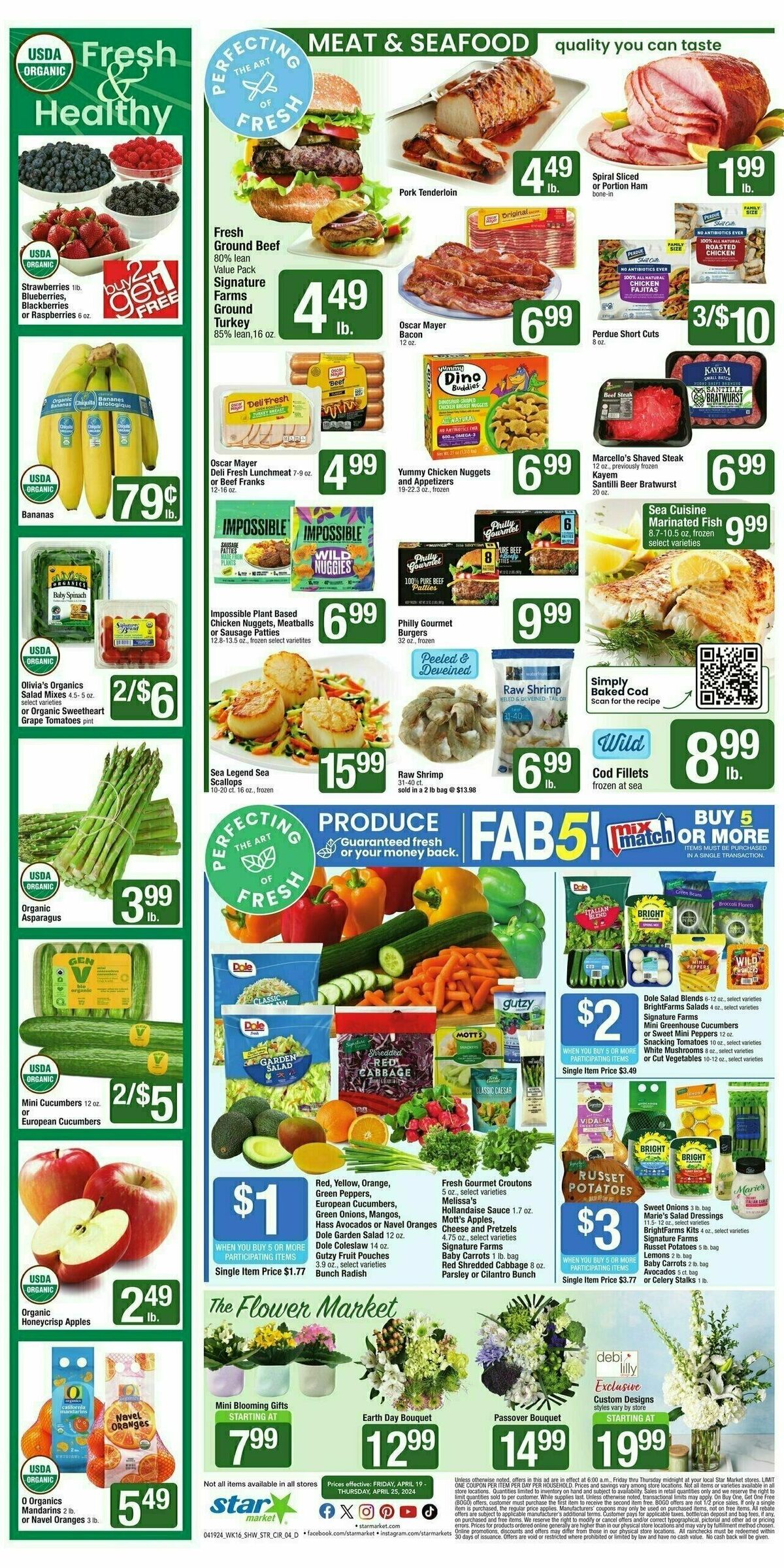 Star Market Weekly Ad from April 19