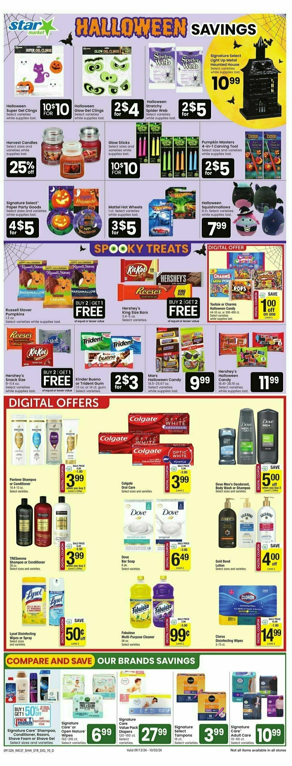 Star Market Weekly Ad from September 13