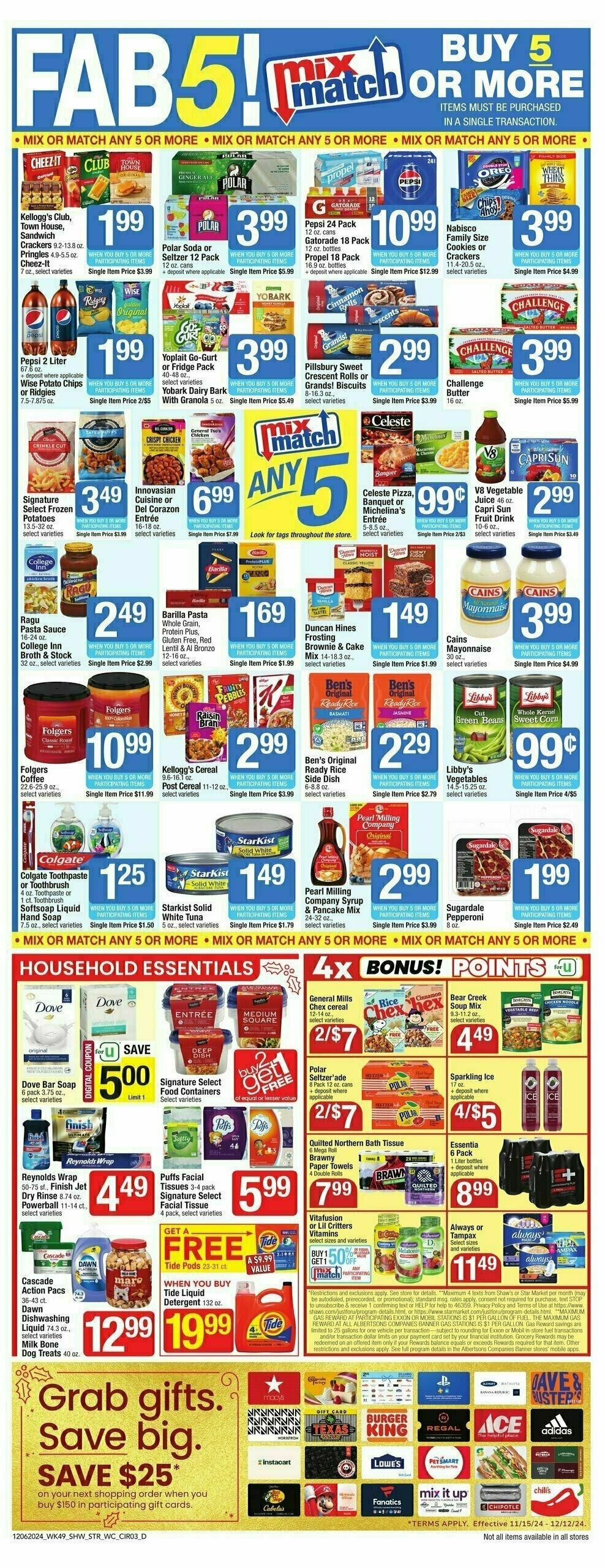 Star Market Weekly Ad from December 6