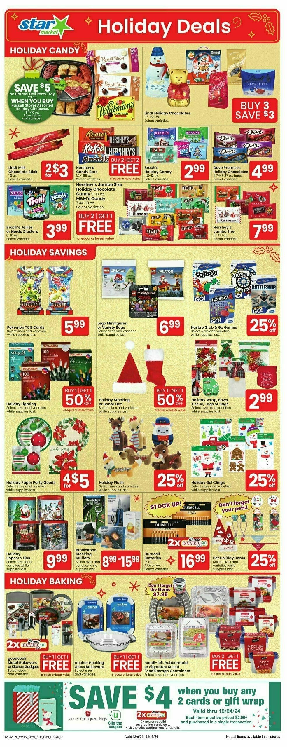 Star Market Weekly Ad from December 6
