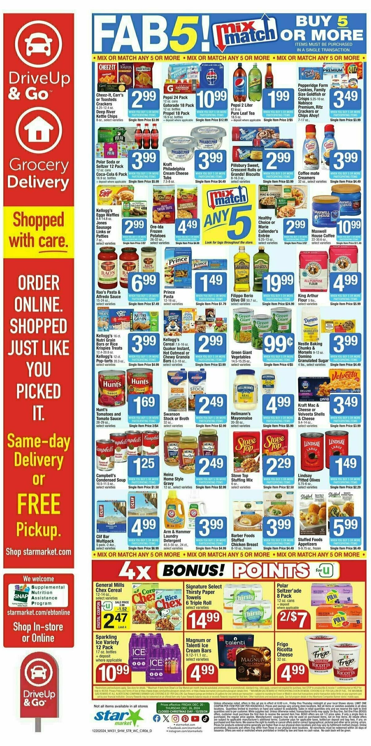 Star Market Weekly Ad from December 20