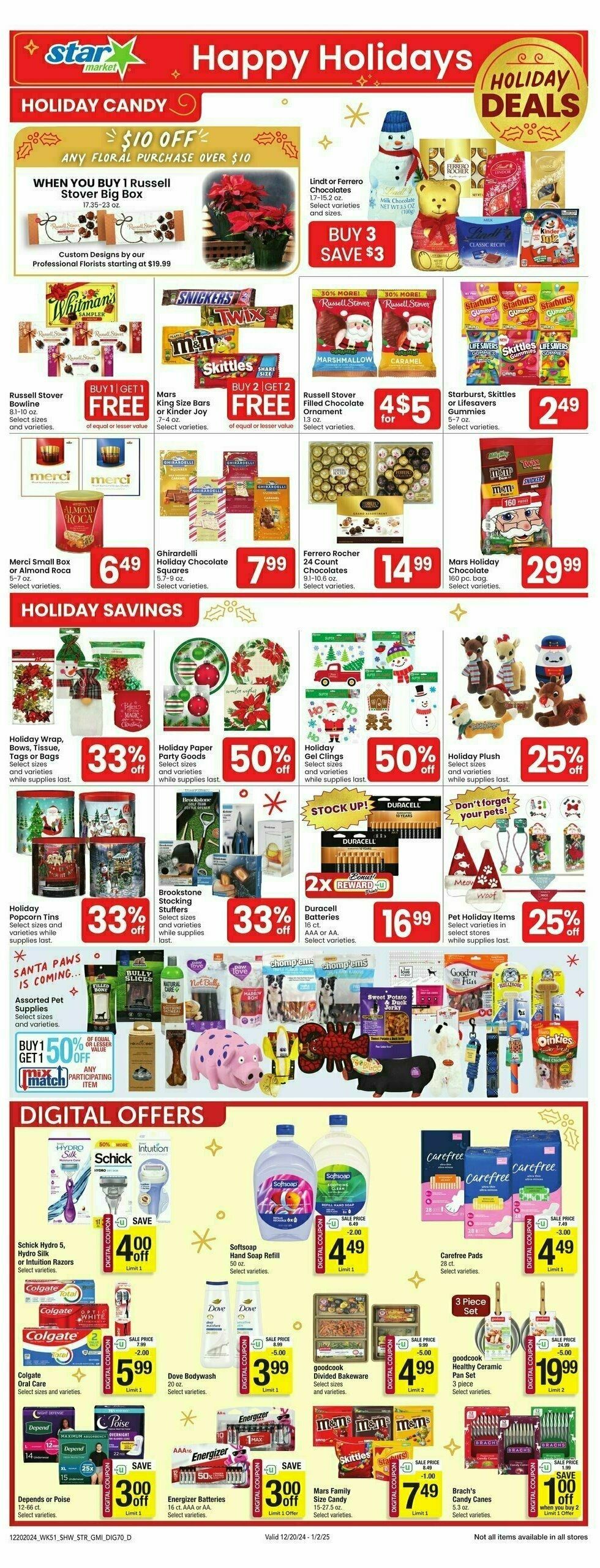 Star Market Weekly Ad from December 20