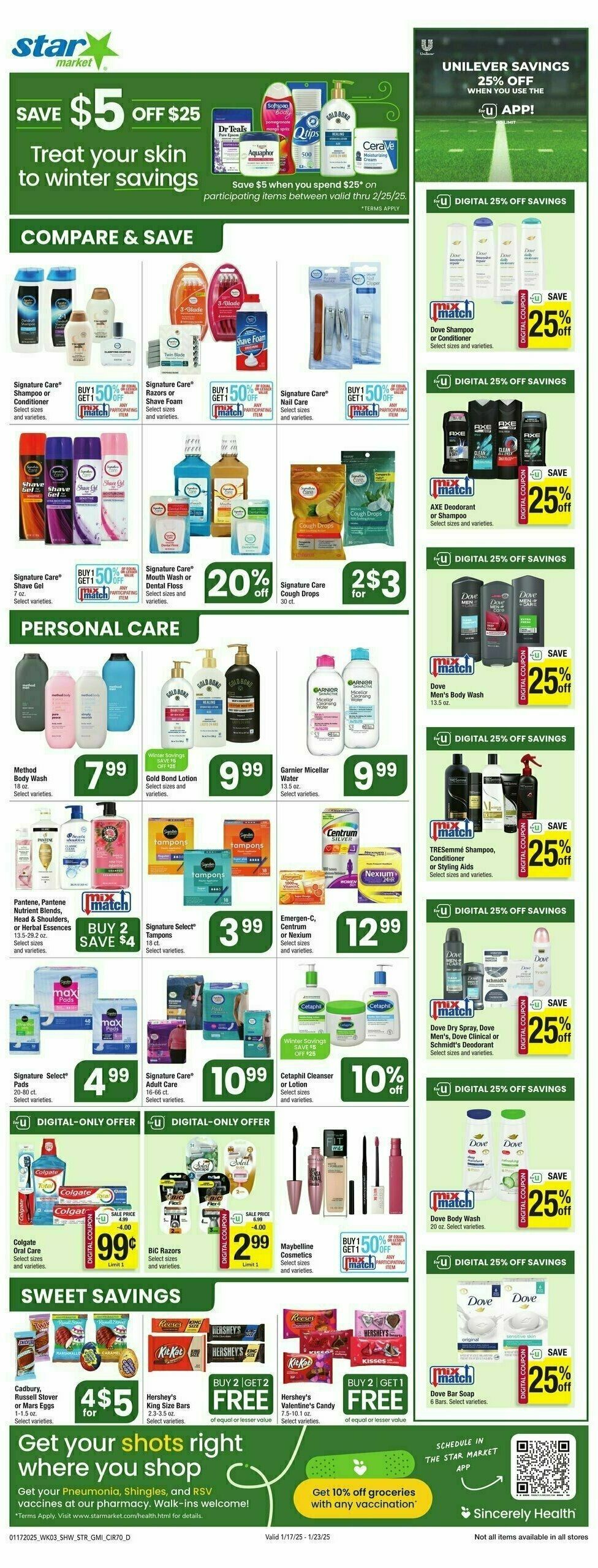 Star Market Weekly Ad from January 17