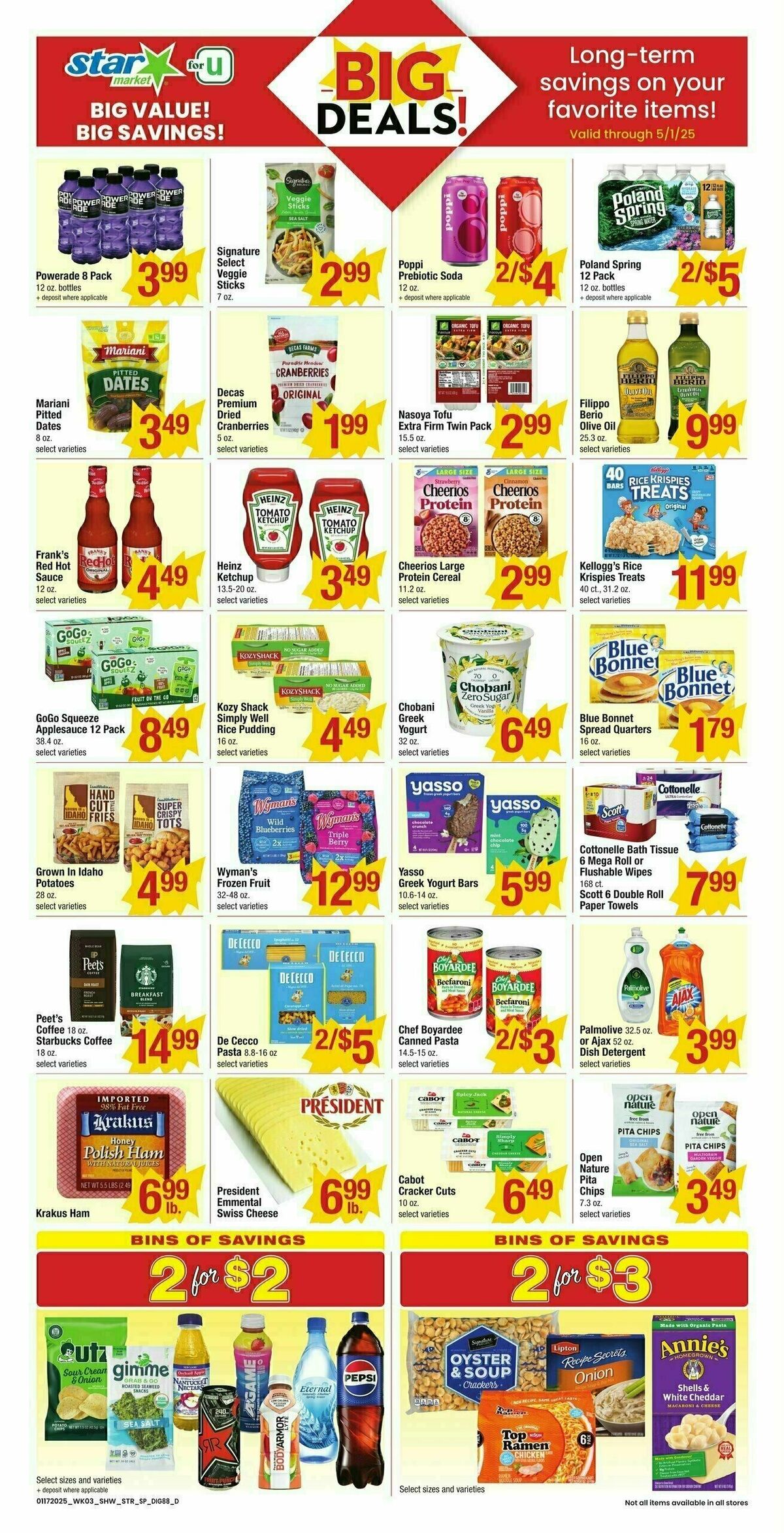 Star Market Additional Savings Weekly Ad from January 17