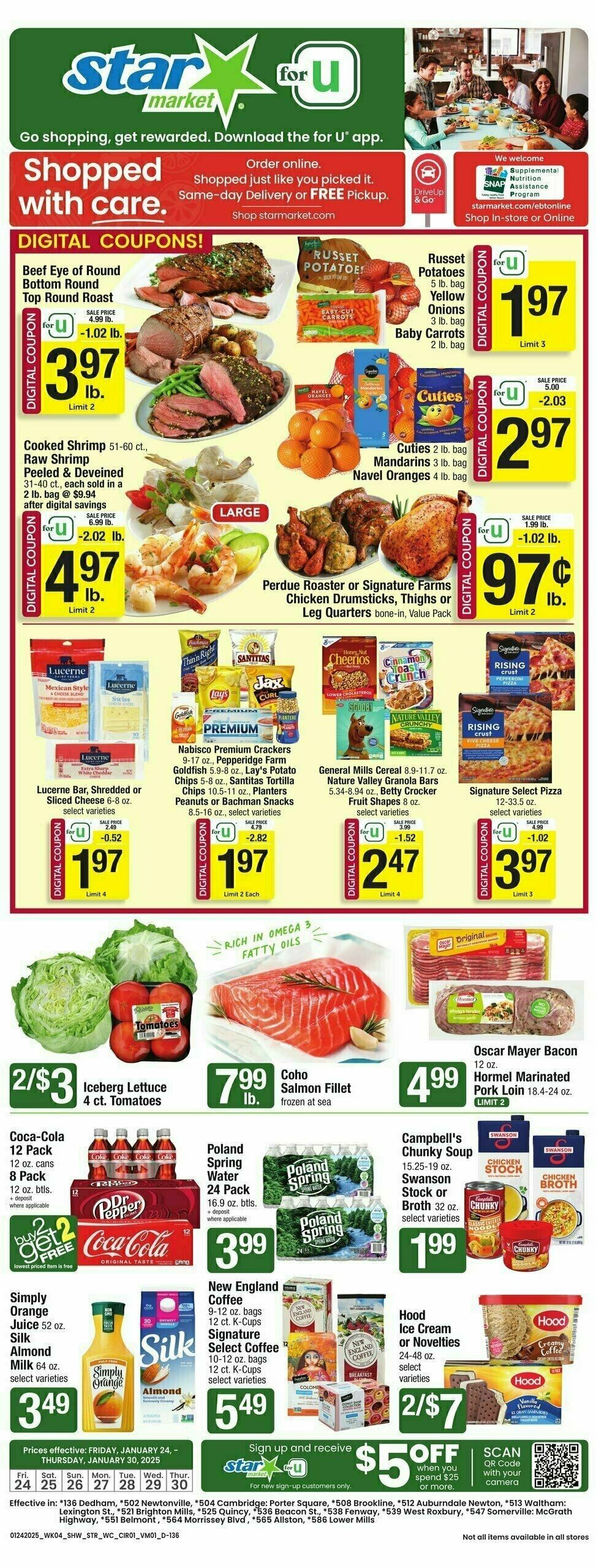 Star Market Weekly Ad from January 24
