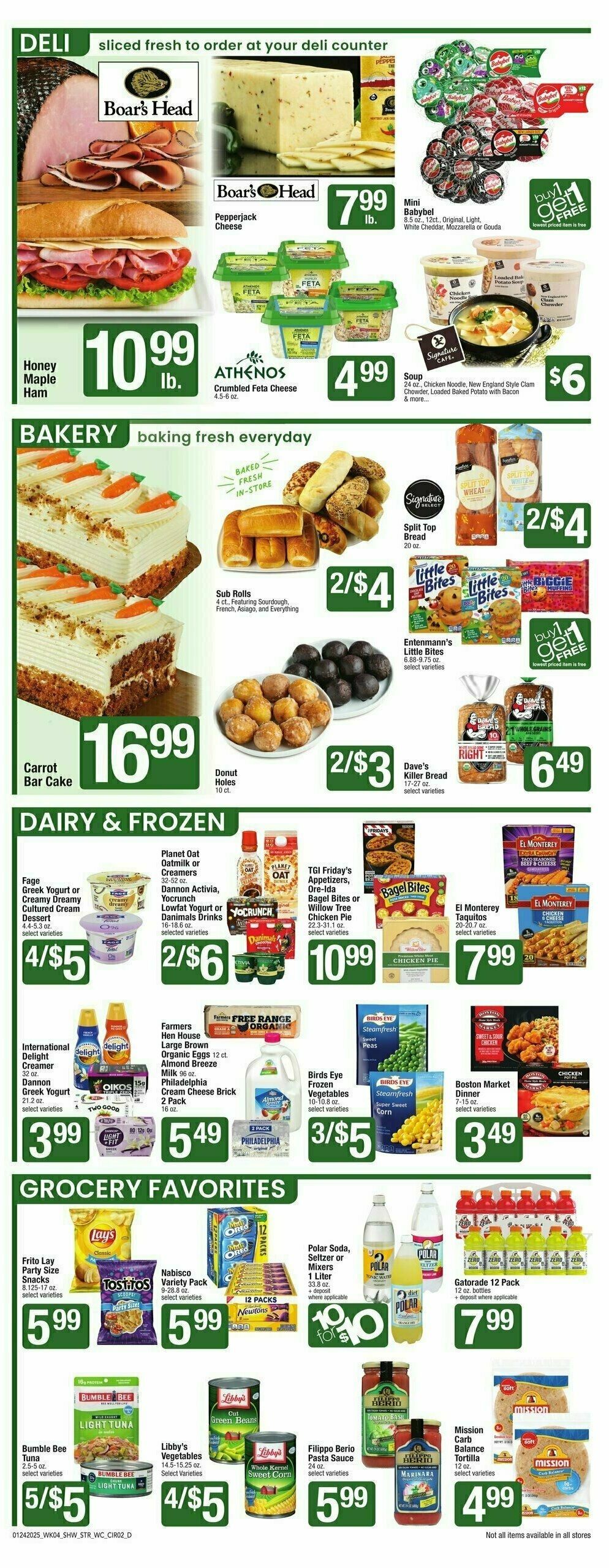 Star Market Weekly Ad from January 24