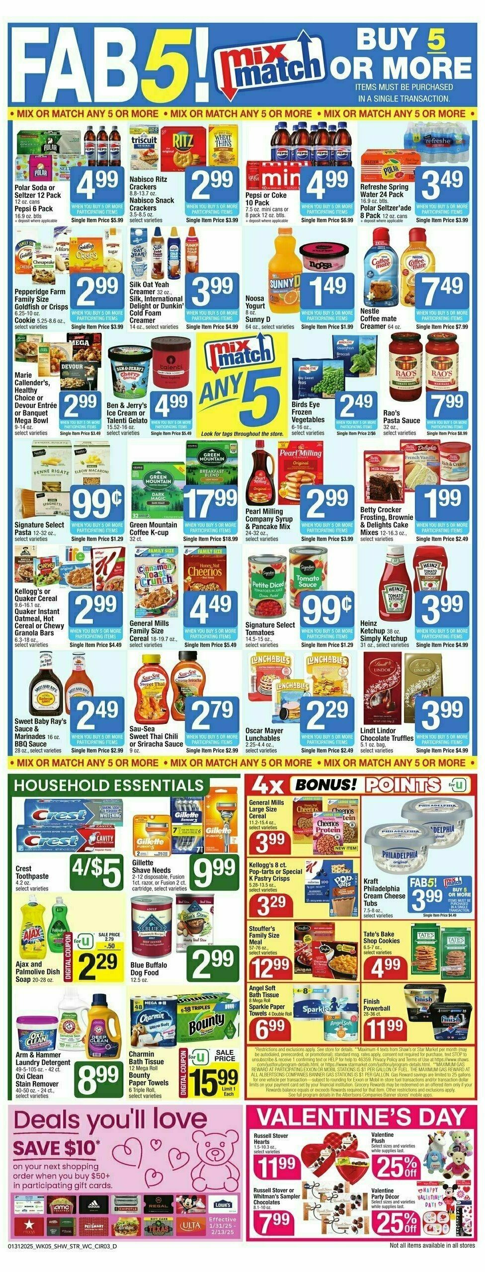 Star Market Weekly Ad from January 31