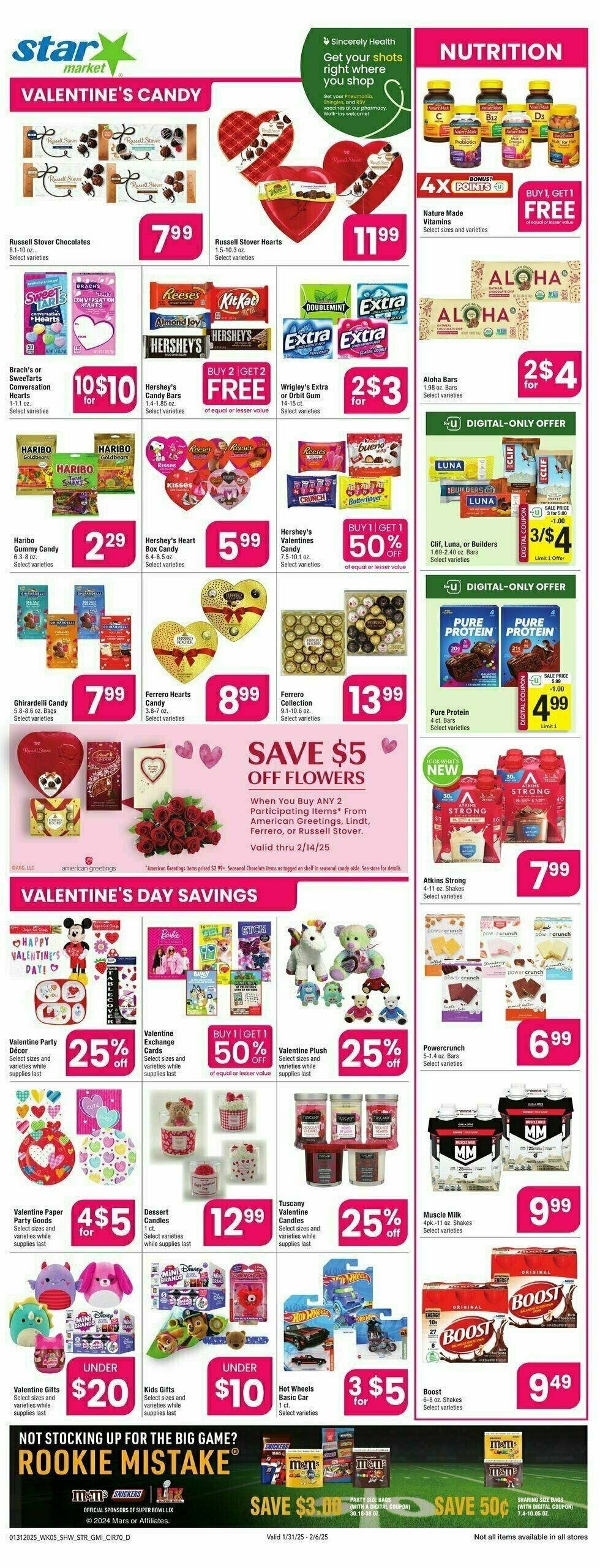 Star Market Weekly Ad from January 31