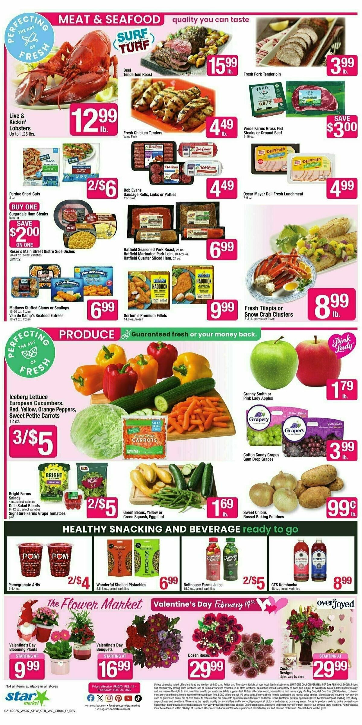 Star Market Weekly Ad from February 14