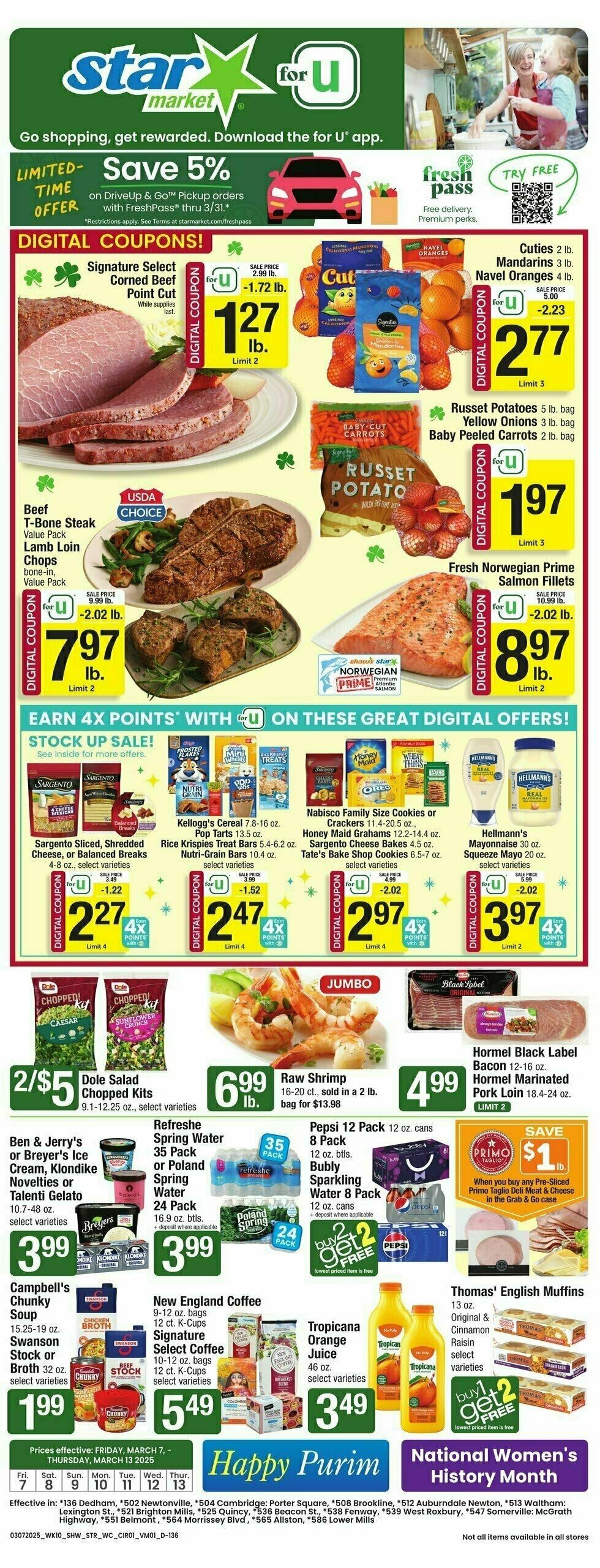Star Market Weekly Ad from March 7