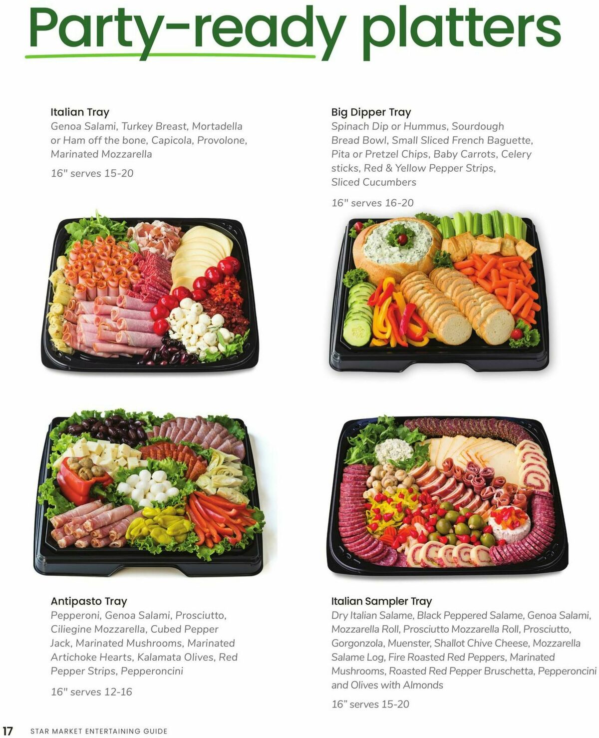 Star Market Entertaining Guide Weekly Ad from January 1