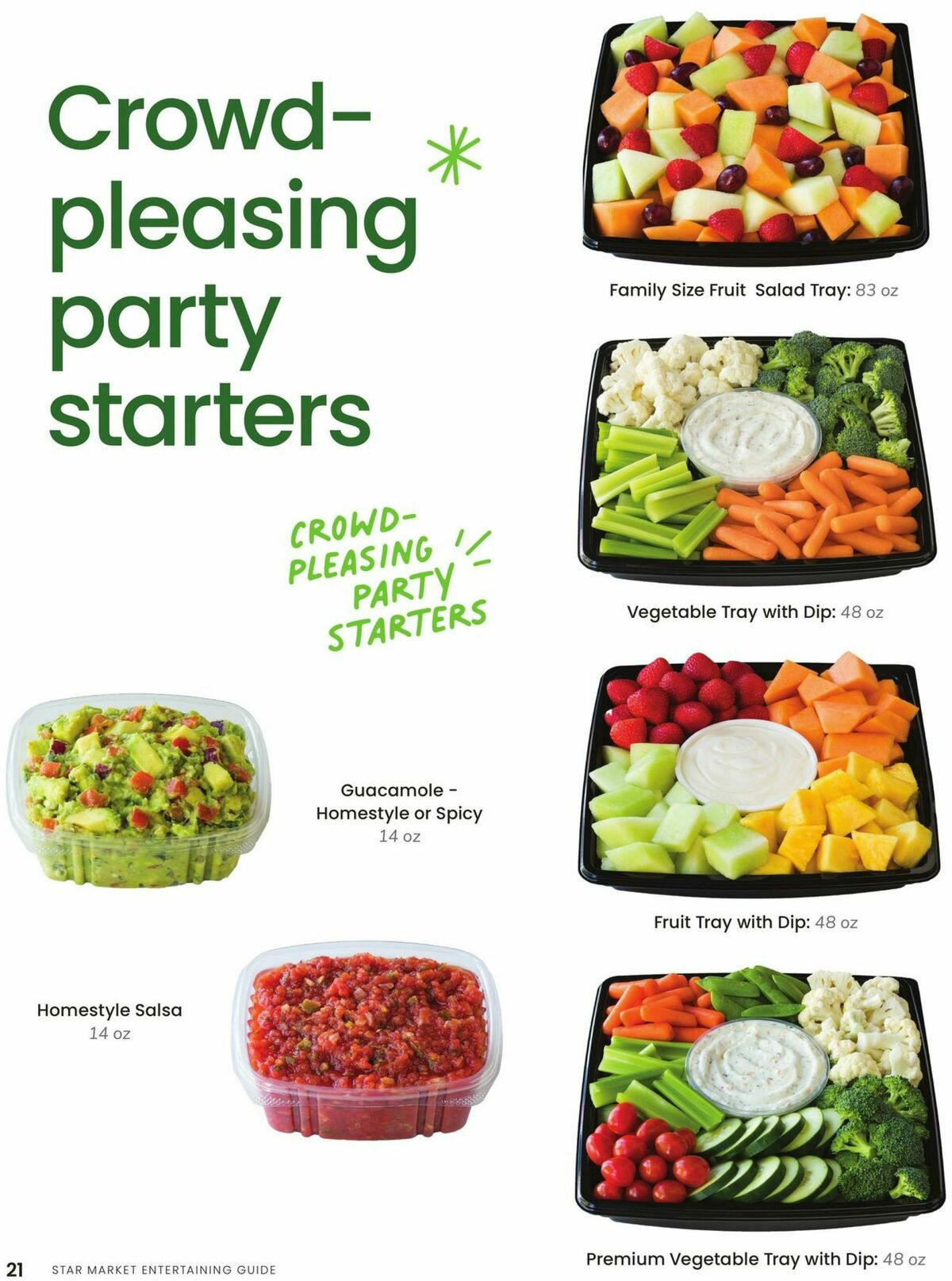 Star Market Entertaining Guide Weekly Ad from January 1