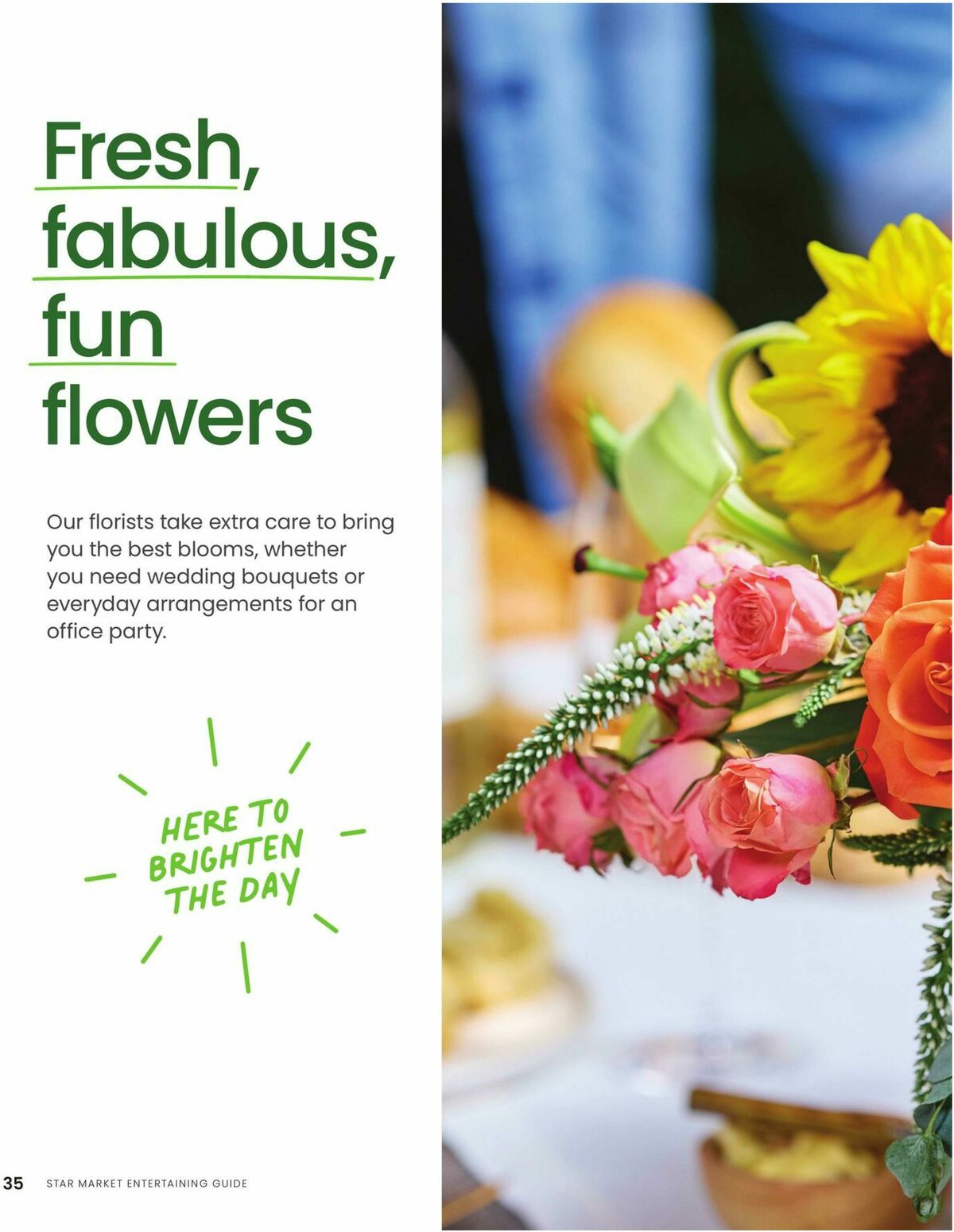 Star Market Entertaining Guide Weekly Ad from January 1