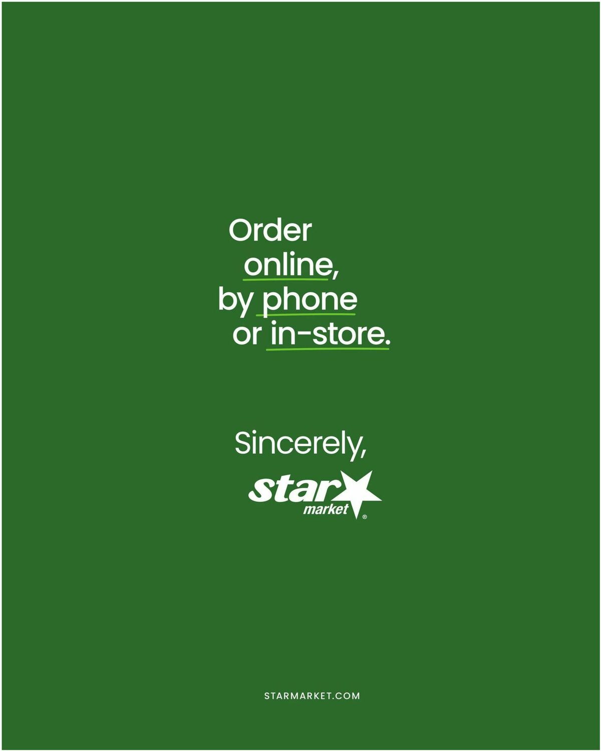 Star Market Entertaining Guide Weekly Ad from January 1