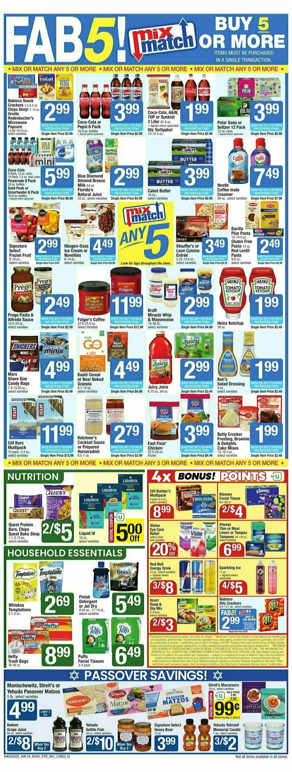Star Market Weekly Ad from April 4