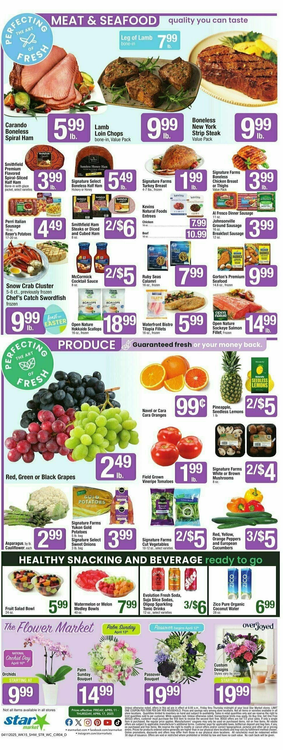 Star Market Weekly Ad from April 11