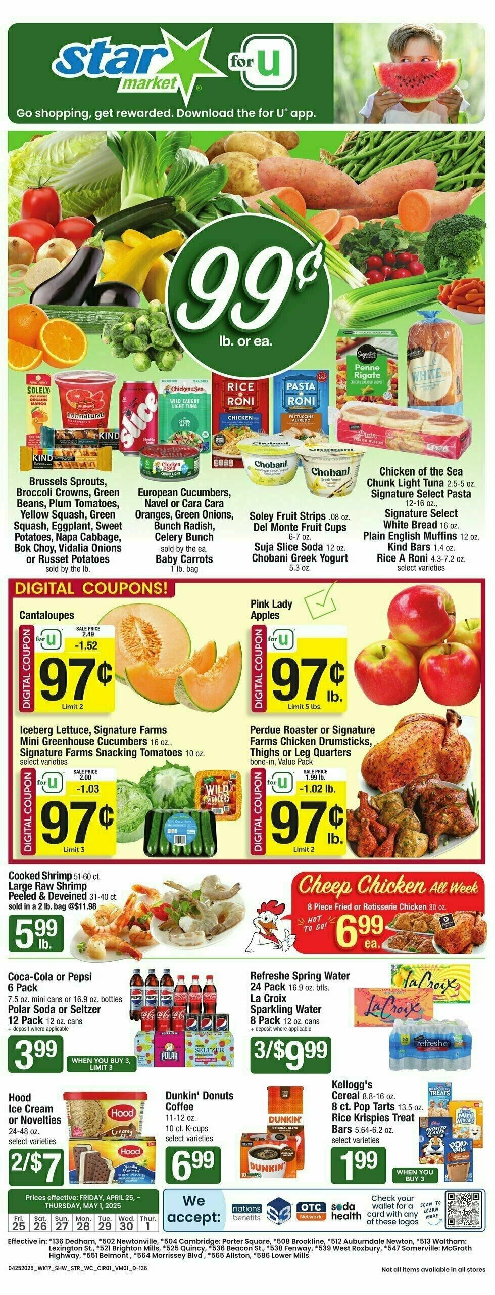 Star Market Weekly Ad from April 25