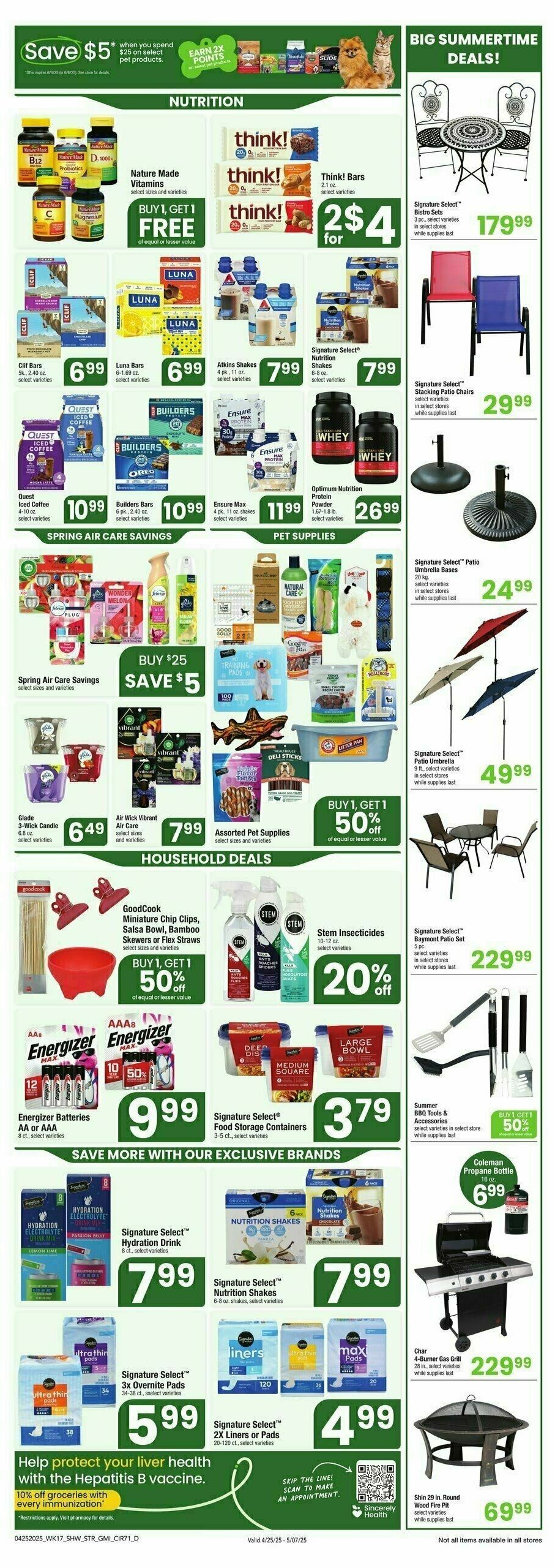 Star Market Weekly Ad from April 25