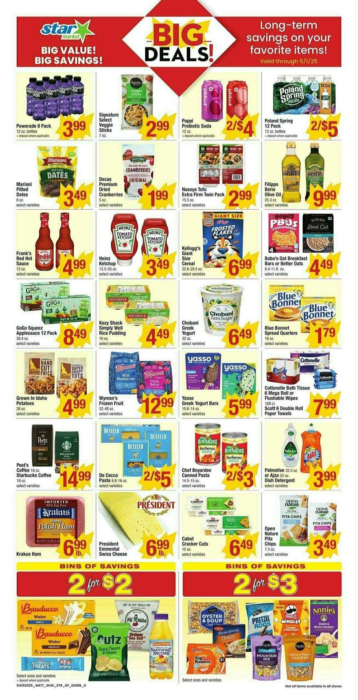 Star Market Additional Savings Weekly Ad from April 25