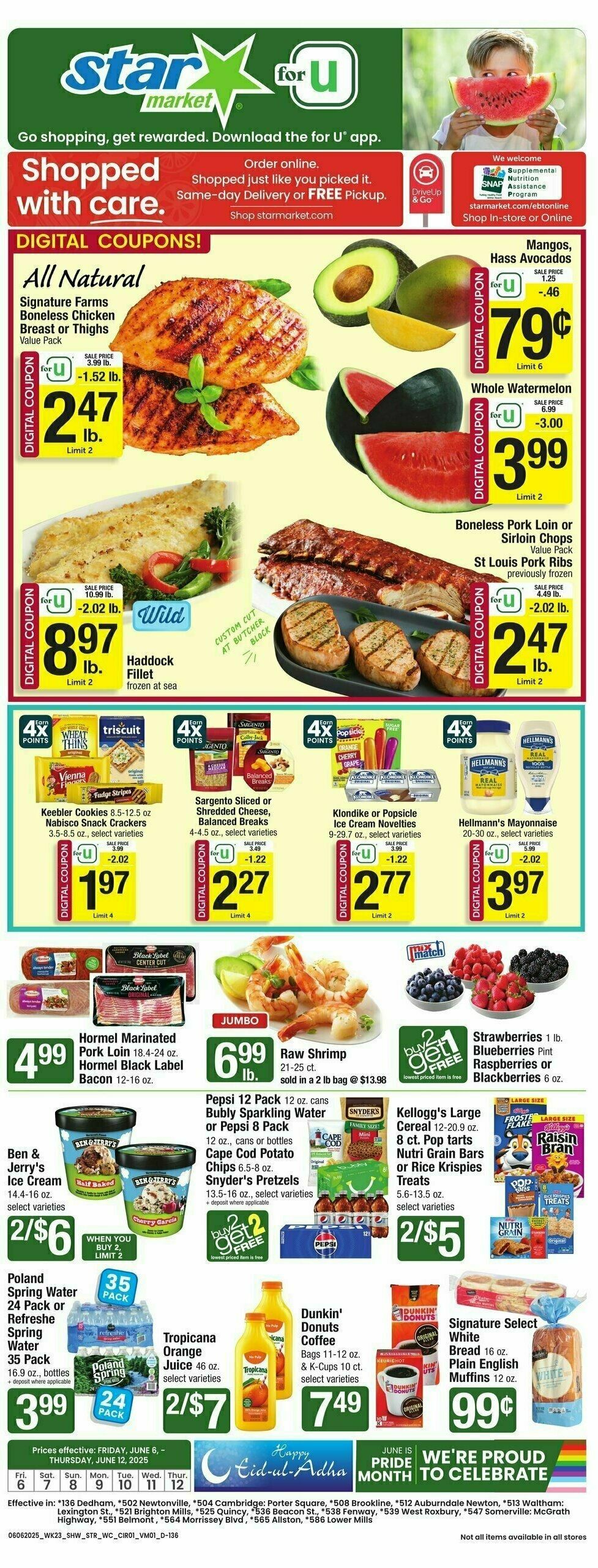 Star Market Weekly Ad from June 6