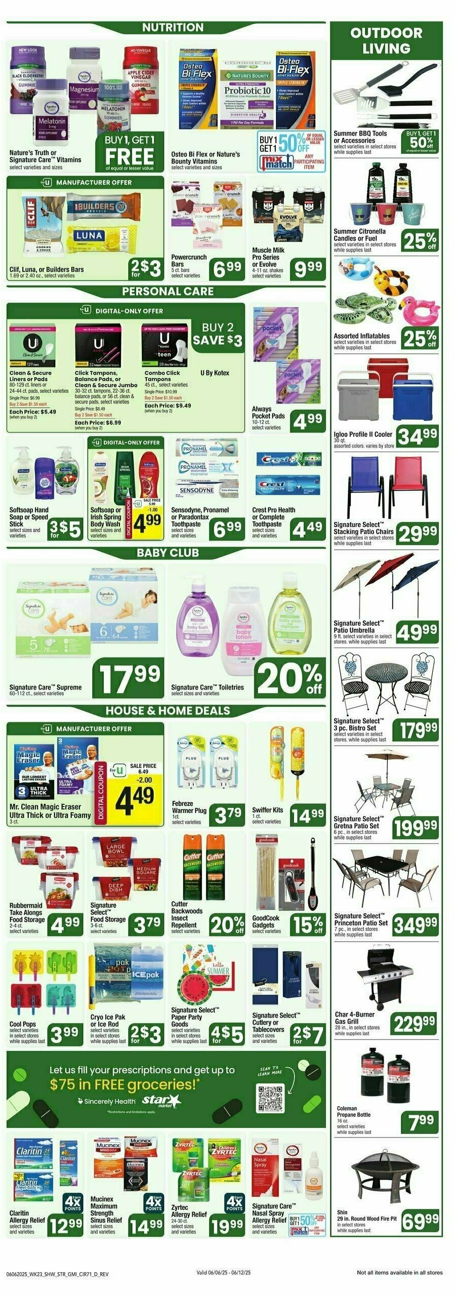 Star Market Weekly Ad from June 6
