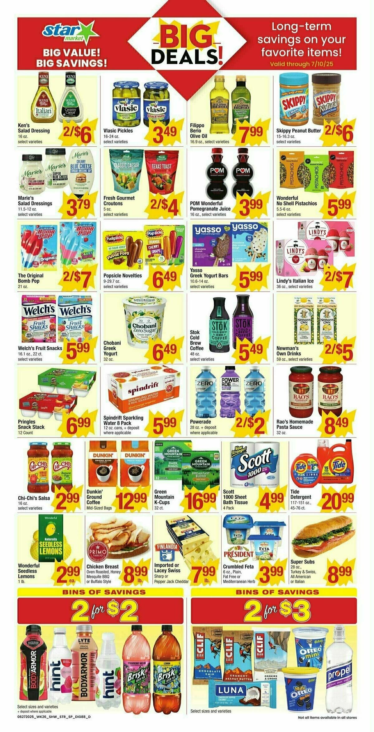 Star Market Additional Savings Weekly Ad from June 27