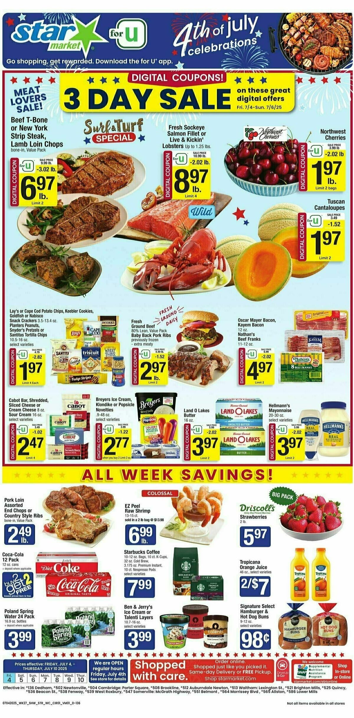 Star Market Weekly Ad from July 4