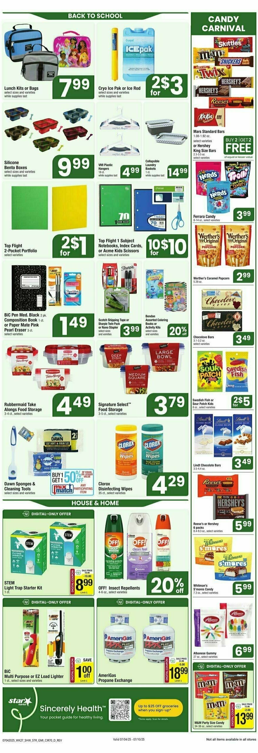 Star Market Weekly Ad from July 4