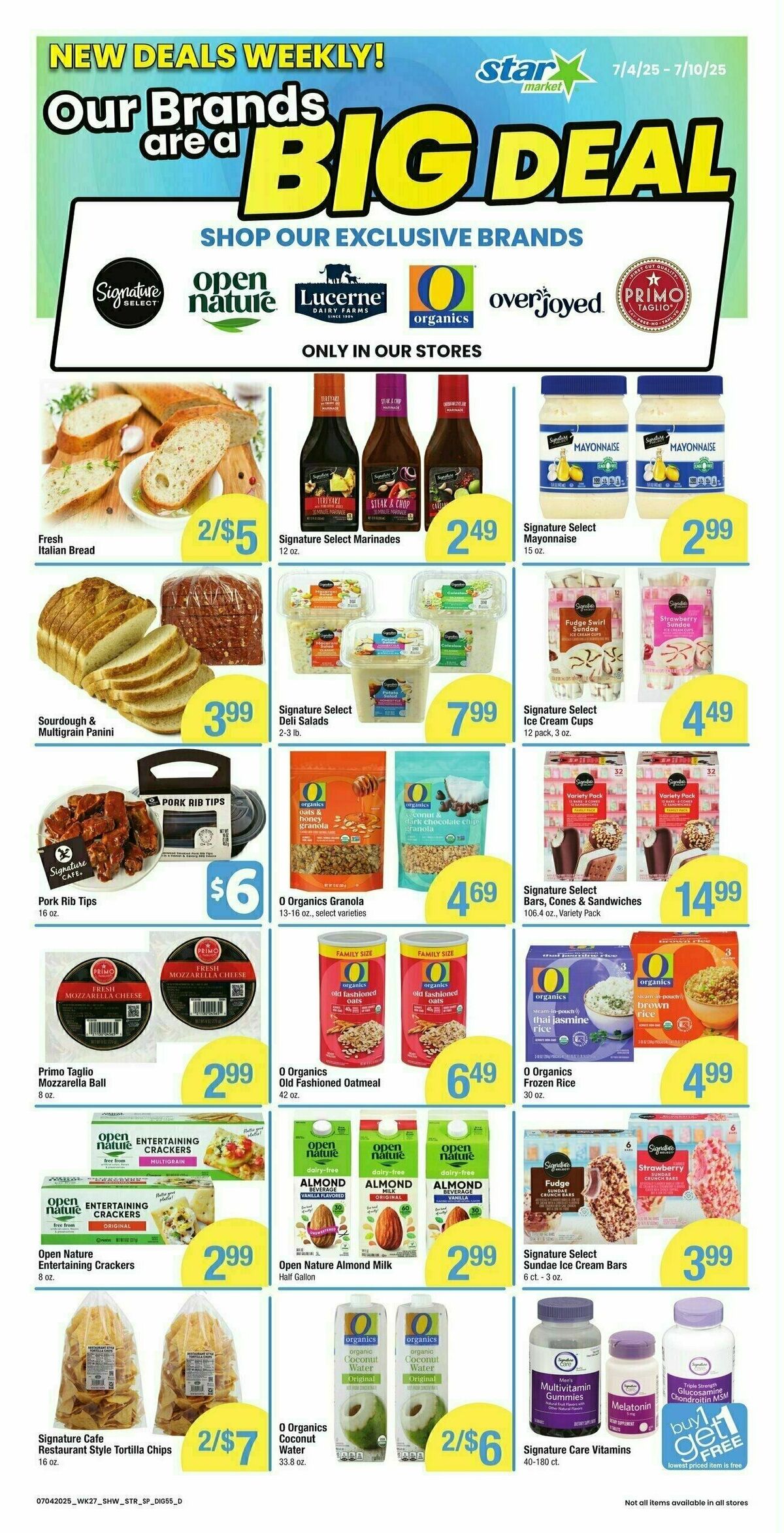 Star Market Additional Savings Weekly Ad from July 4