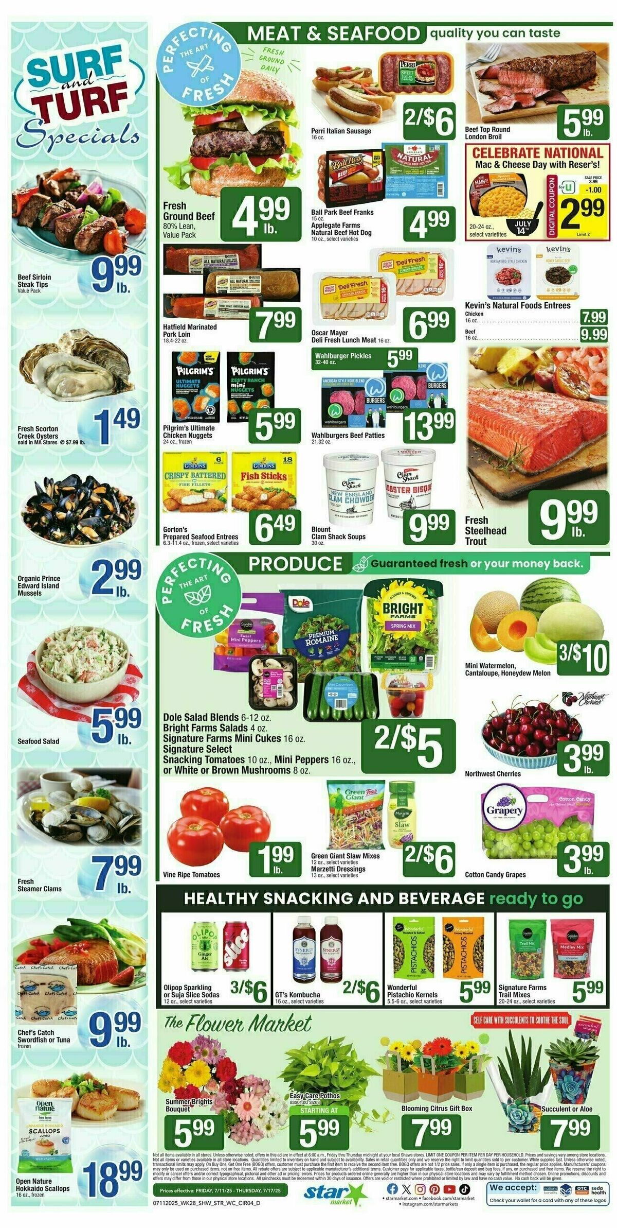 Star Market Weekly Ad from July 11