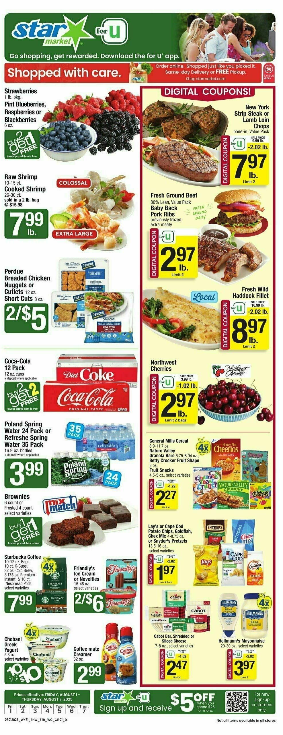 Star Market Weekly Ad from August 1