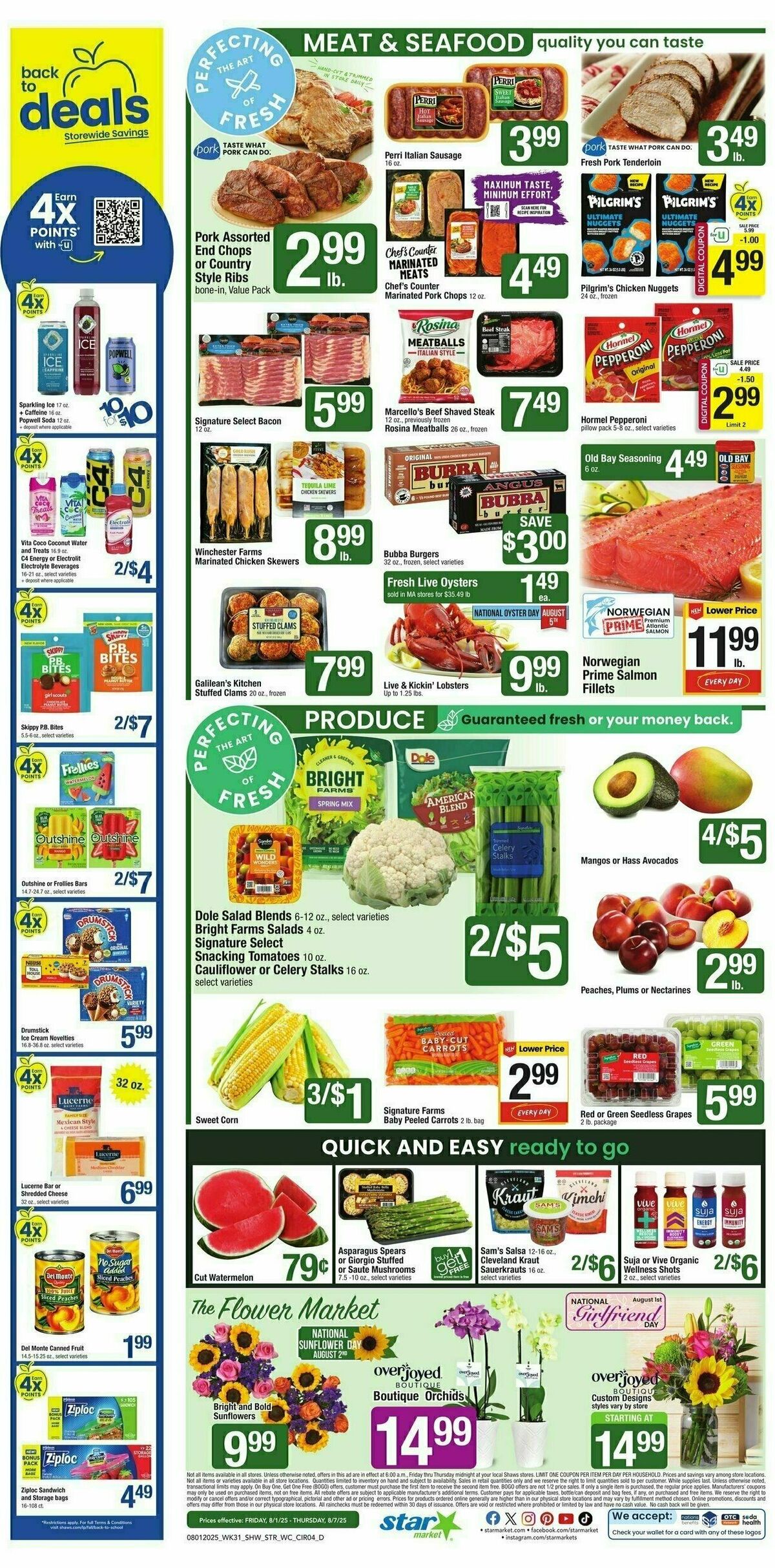 Star Market Weekly Ad from August 1