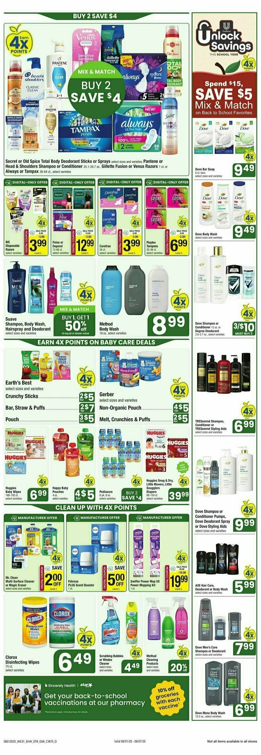 Star Market Weekly Ad from August 1