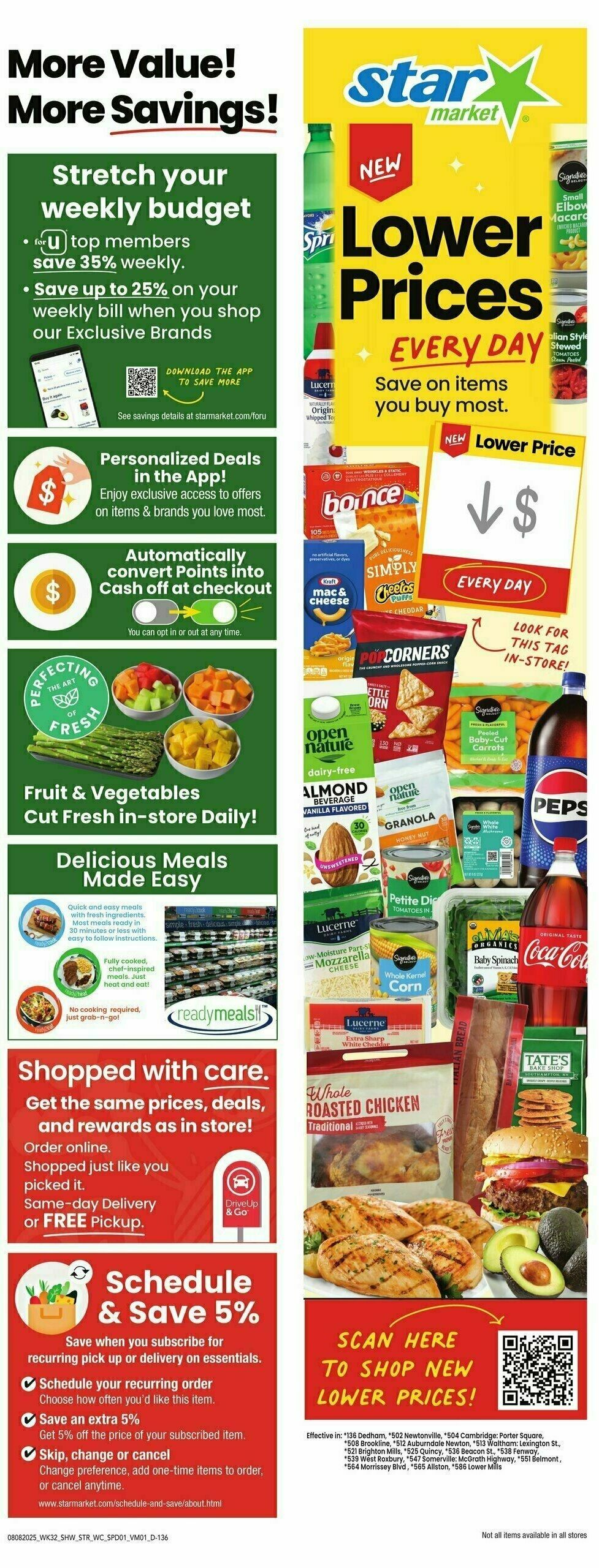 Star Market Weekly Ad from August 8