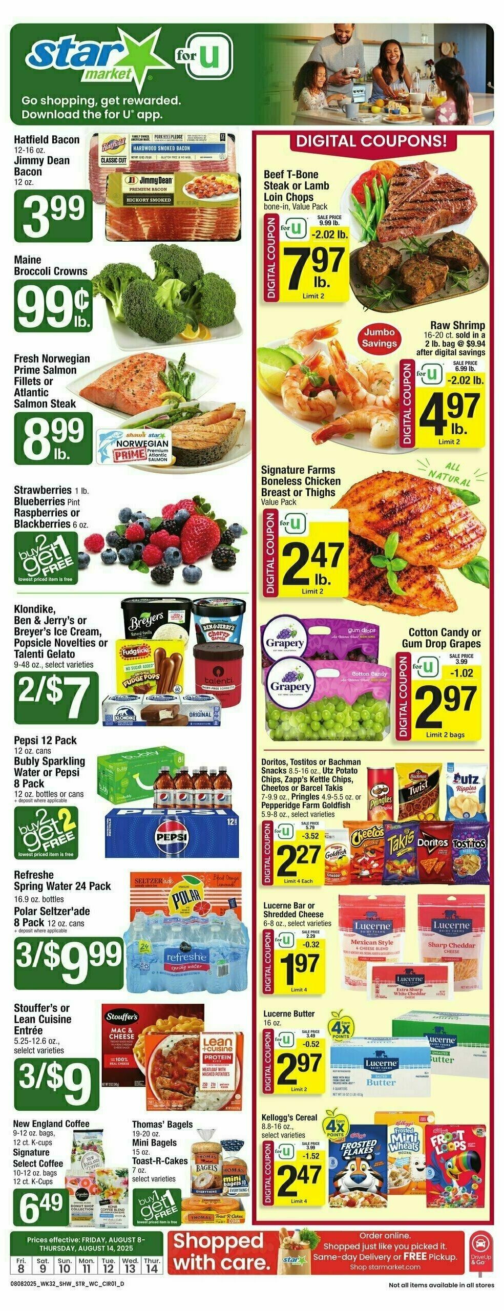 Star Market Weekly Ad from August 8
