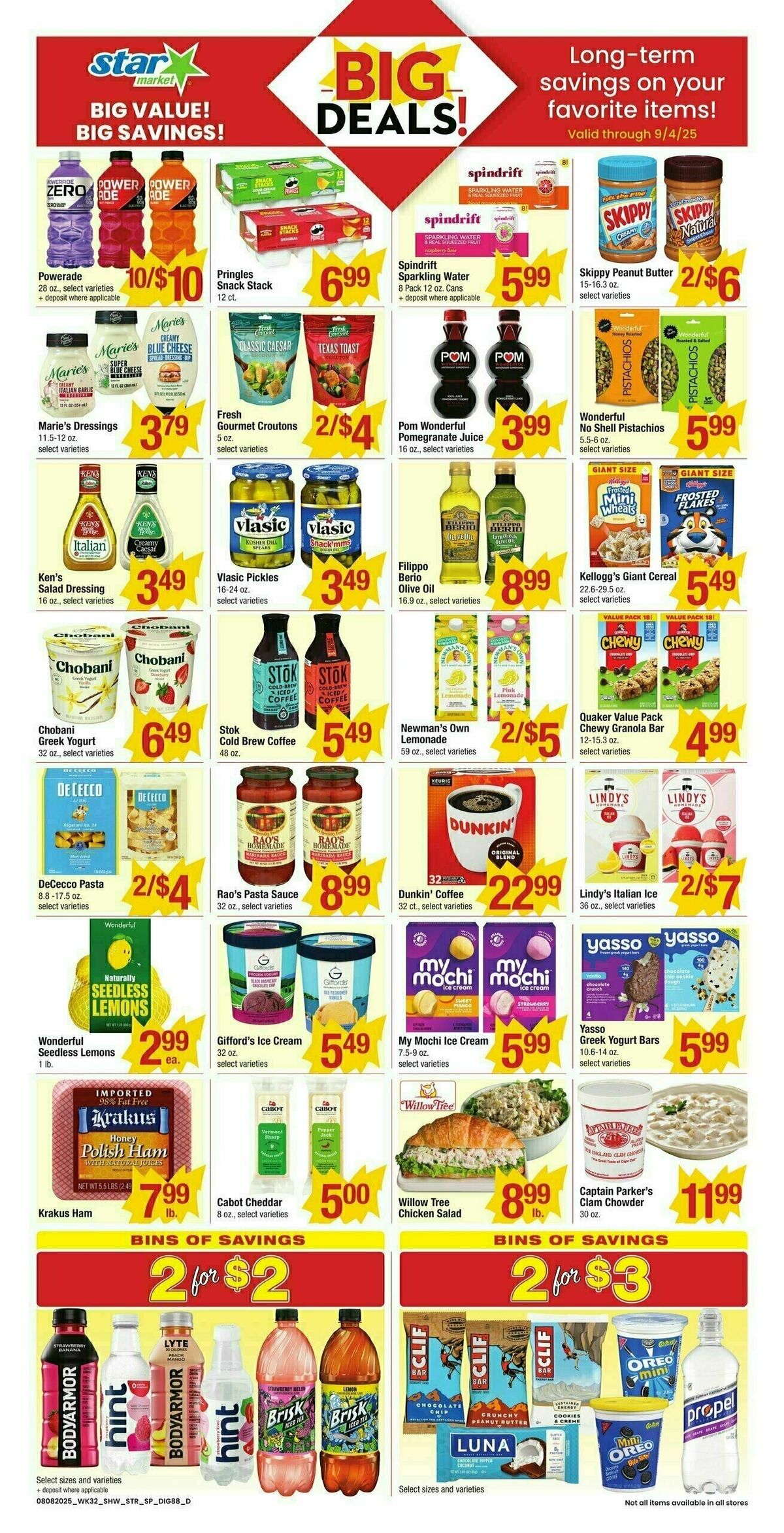 Star Market Additional Savings Weekly Ad from August 8
