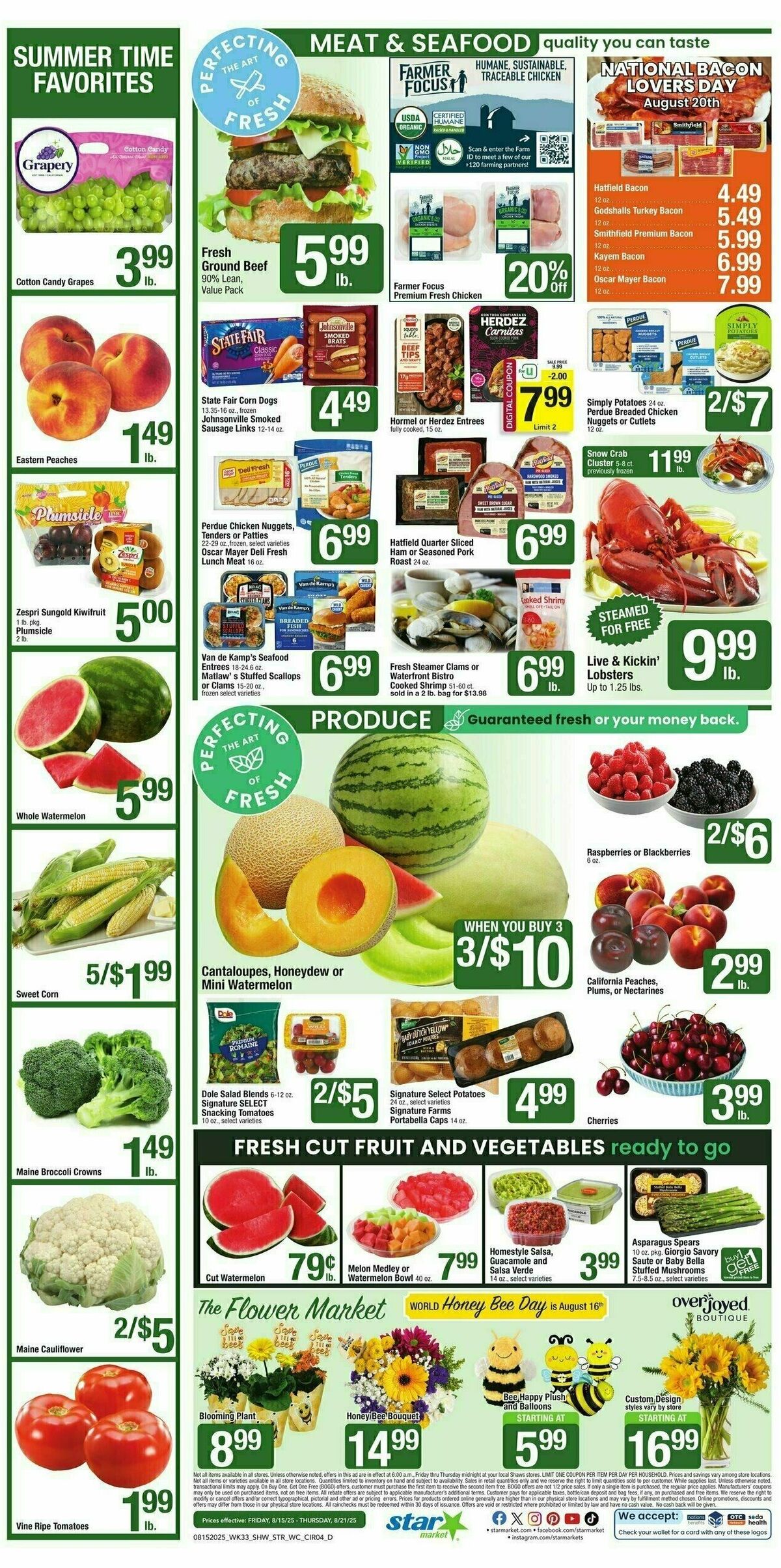 Star Market Weekly Ad from August 15