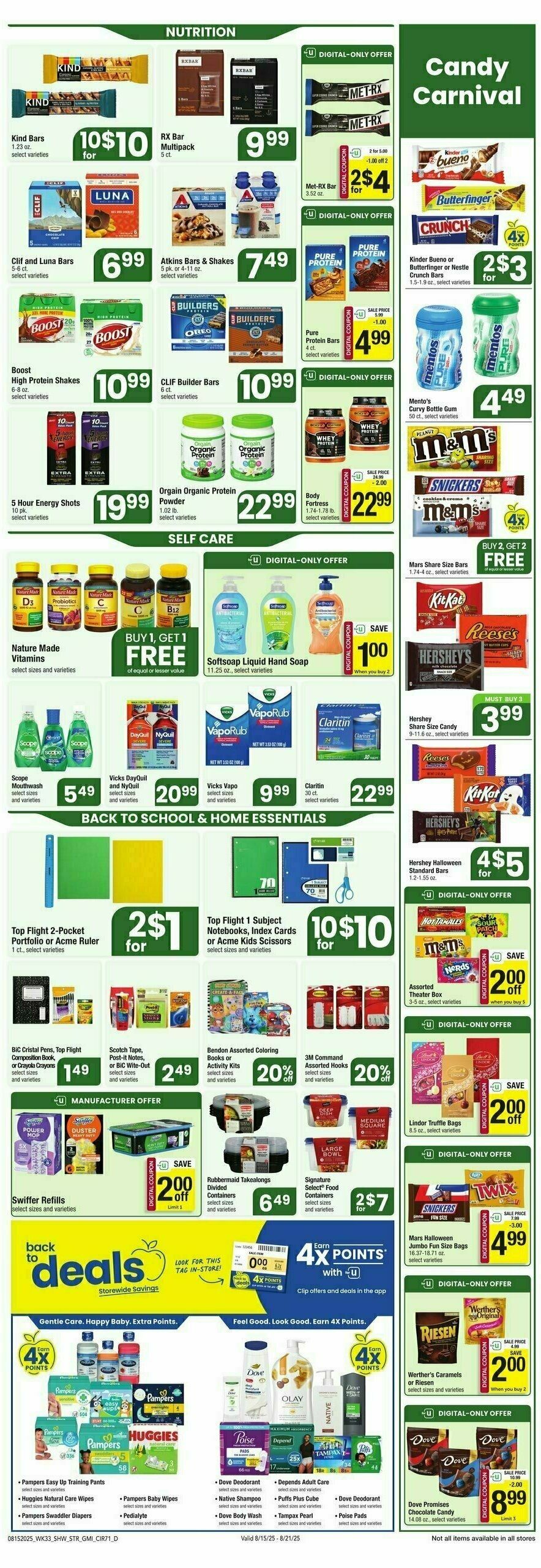 Star Market Weekly Ad from August 15