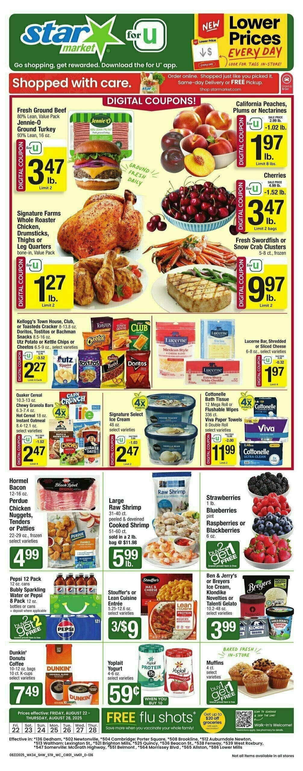 Star Market Weekly Ad from August 22