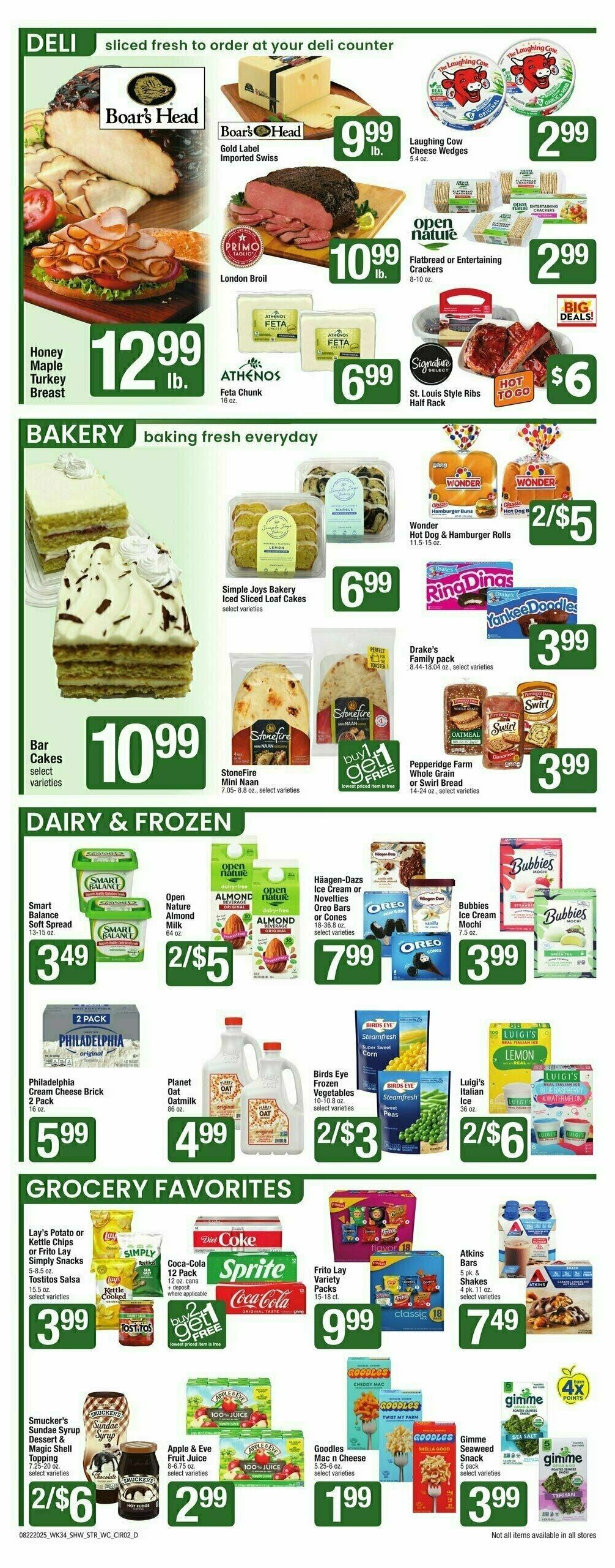 Star Market Weekly Ad from August 22