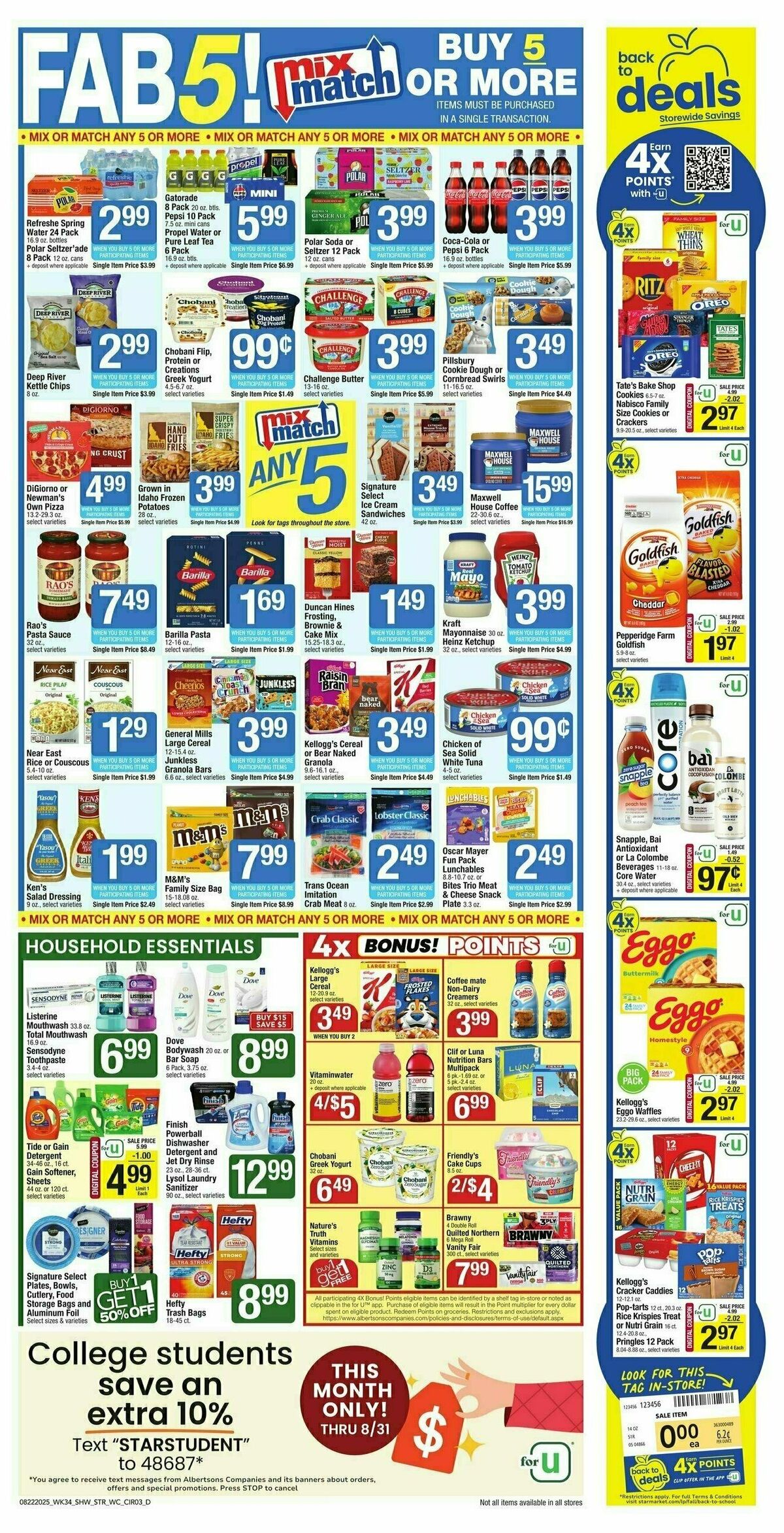 Star Market Weekly Ad from August 22