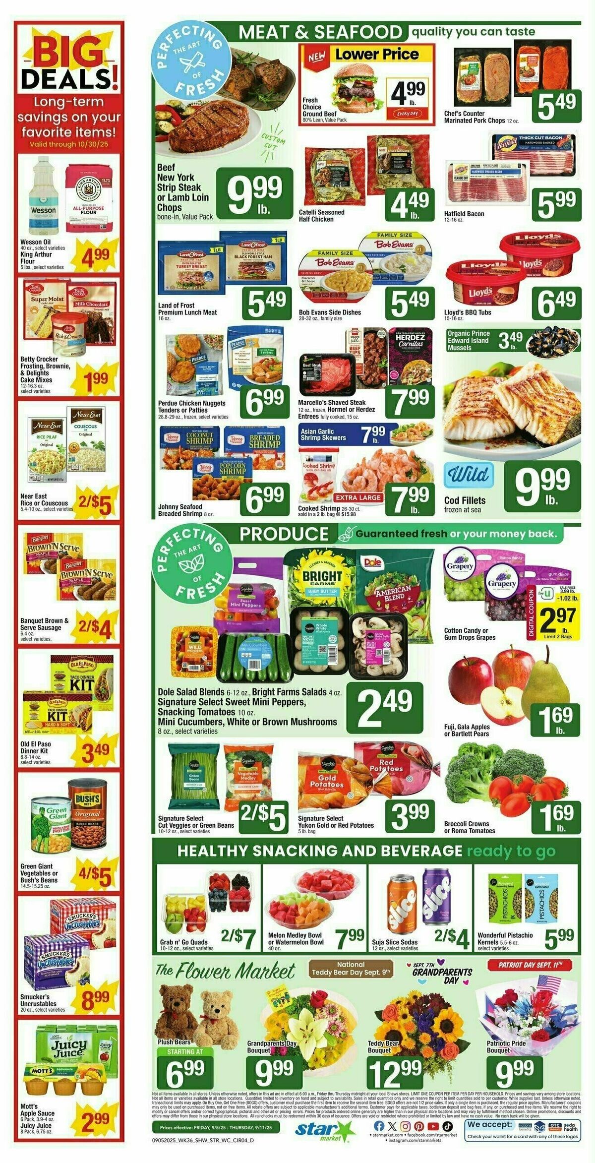 Star Market Weekly Ad from September 5