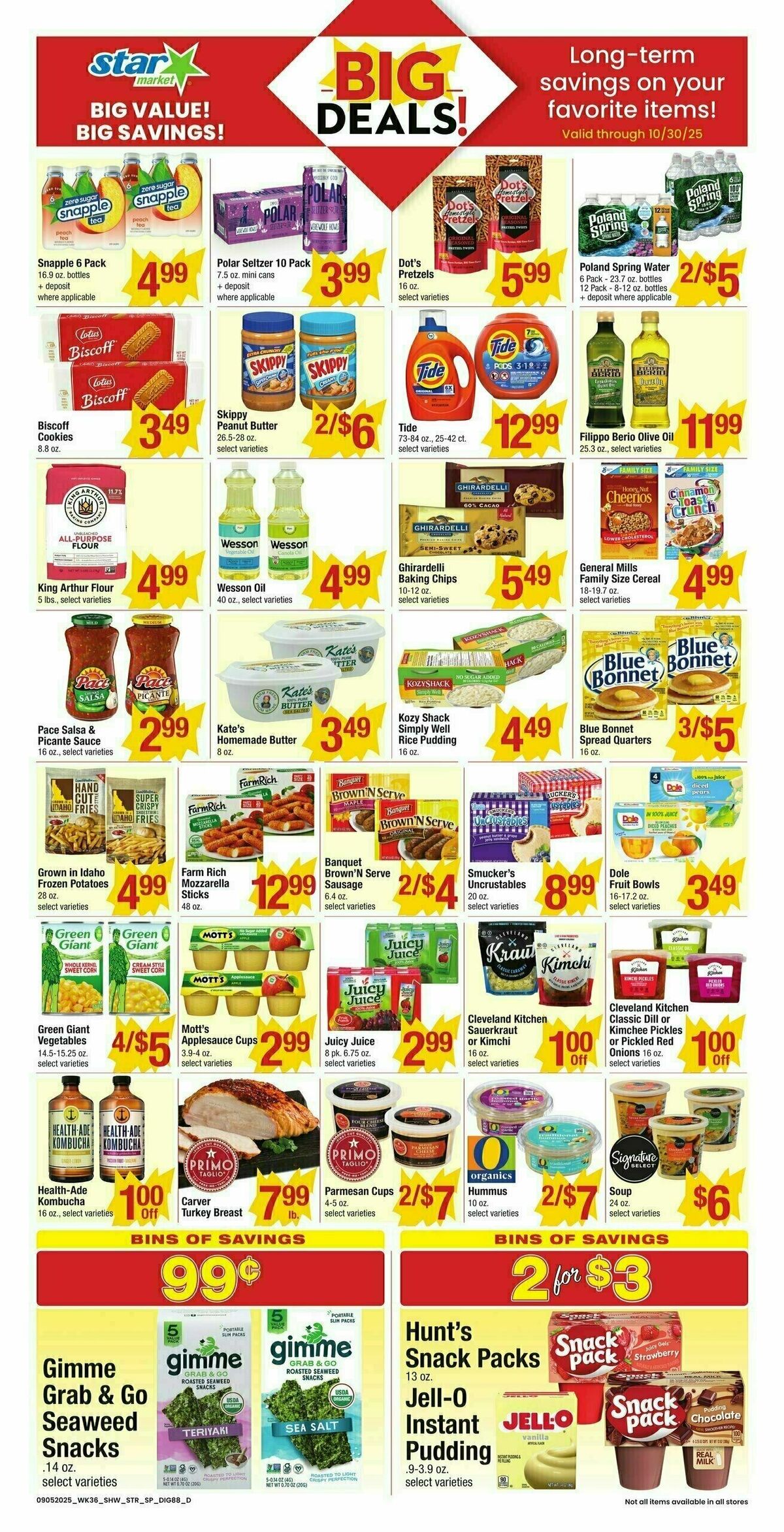 Star Market Additional Savings Weekly Ad from September 5