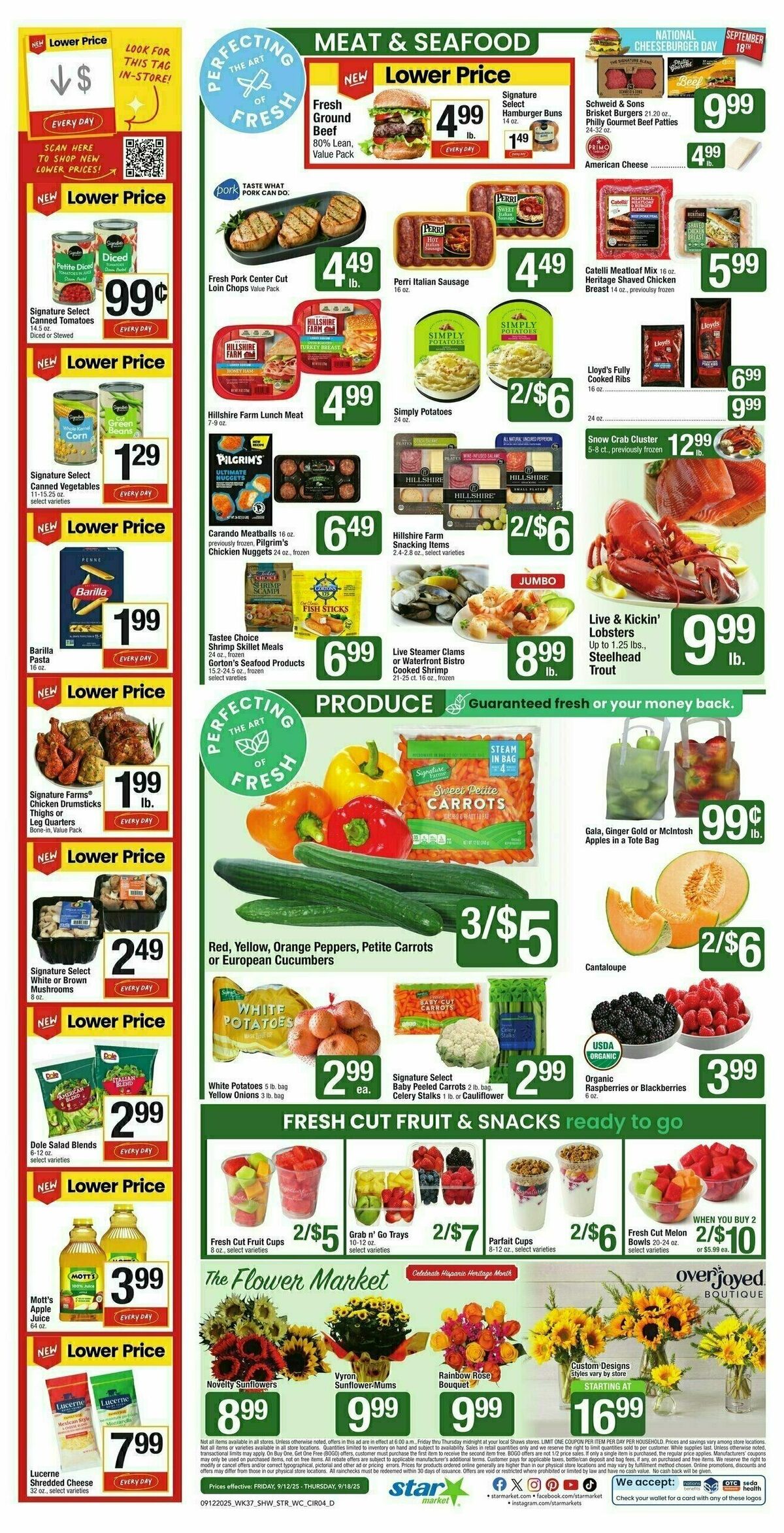 Star Market Weekly Ad from September 12
