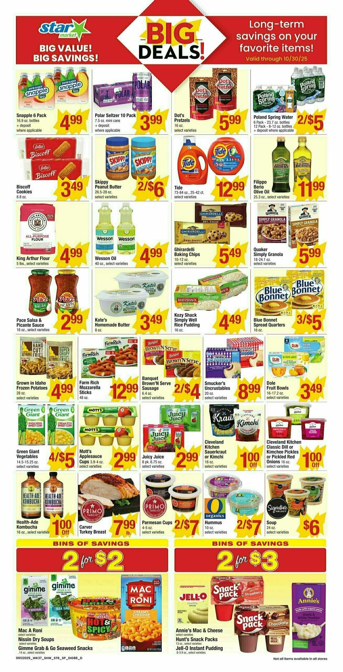 Star Market Additional Savings Weekly Ad from September 12