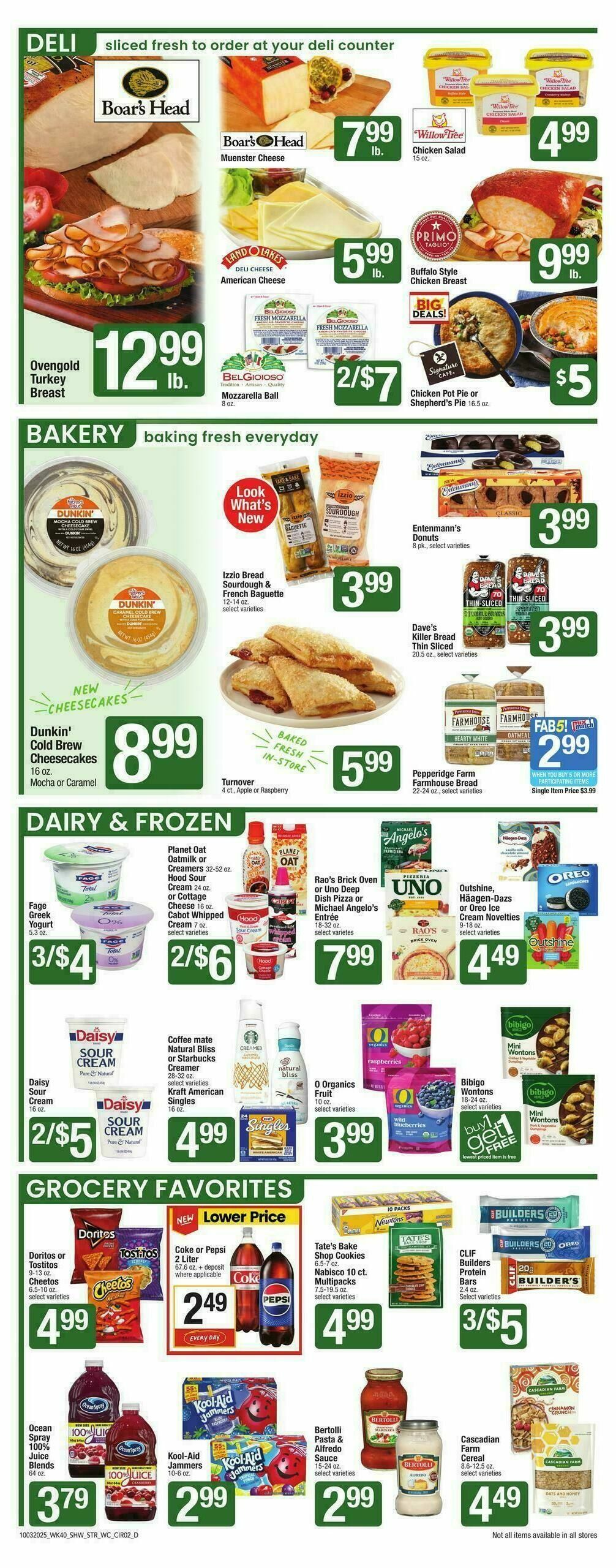 Star Market Weekly Ad from October 3