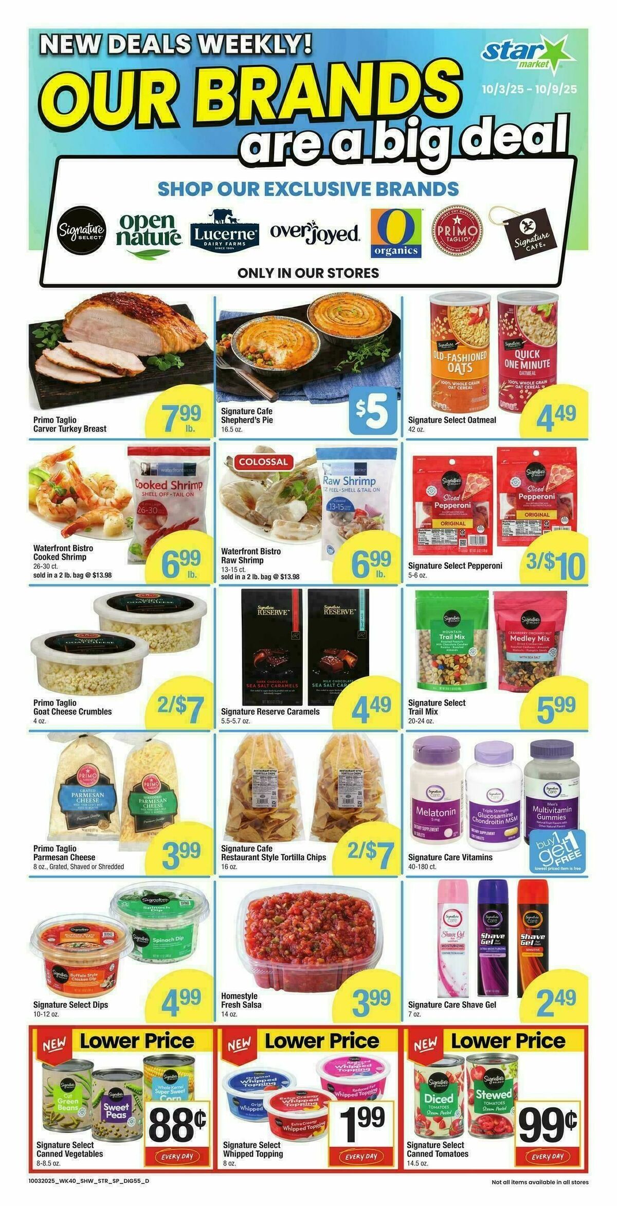 Star Market Weekly Ad from October 3