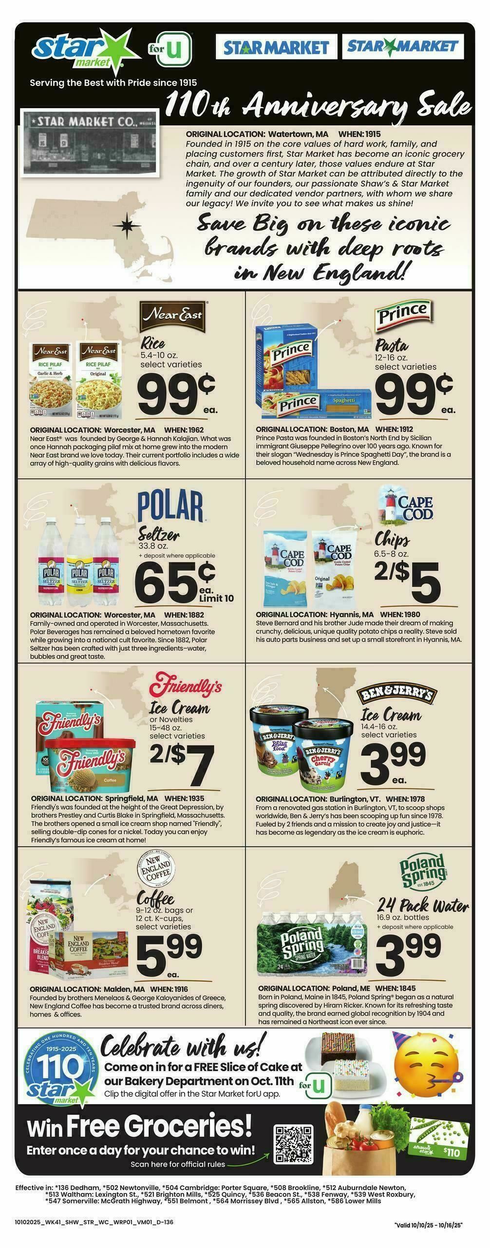 Star Market Weekly Ad from October 10